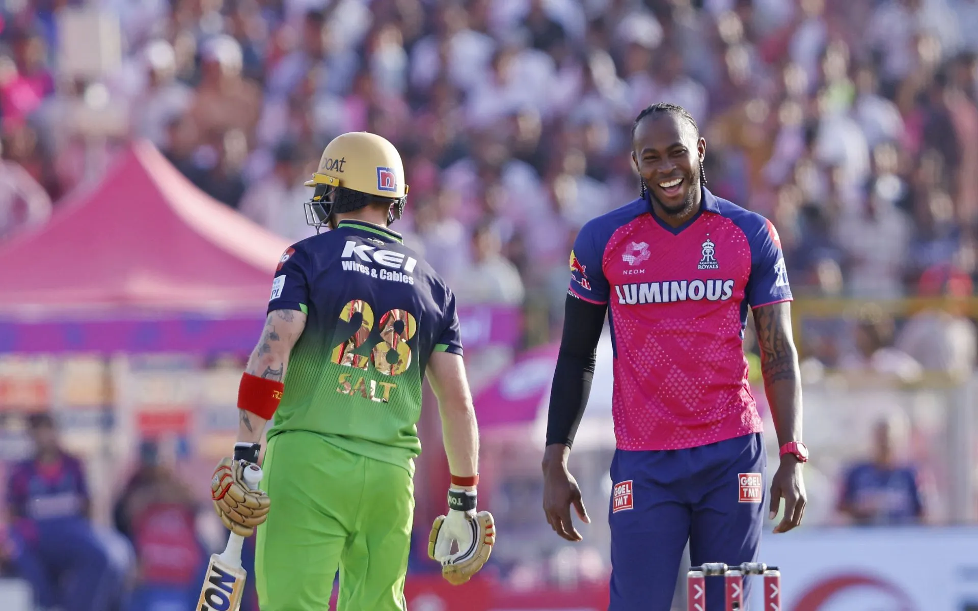 RCB and RR will be facing each other for the second time in two weeks. [Source: @airnewsalerts/X]