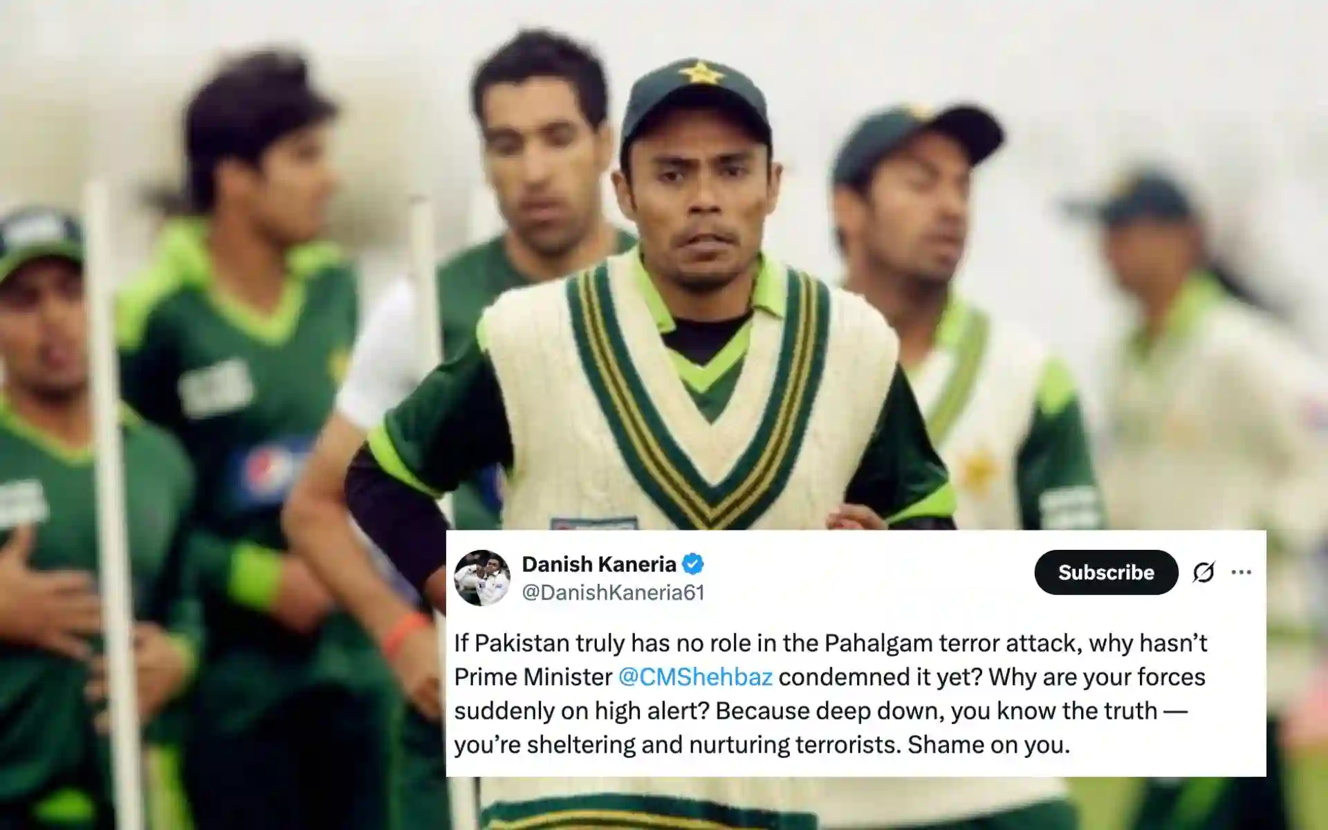 "Sheltering Terrorists": Danish Kaneria Questions Pakistan’s Silence On Pahalgam Attack