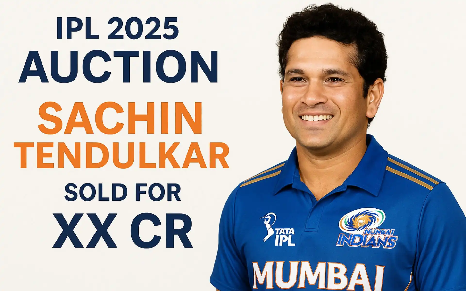 Sachin Tendulkar in IPL 2025 Auction [Source: OneCricket]