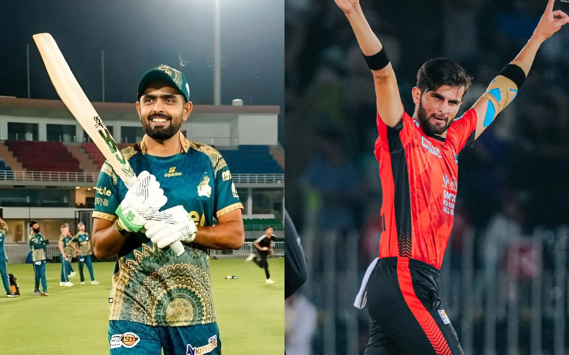 Babar Azam and Shaheen Afridi [Source: @Shami1302, @lahoreqalandars/X]