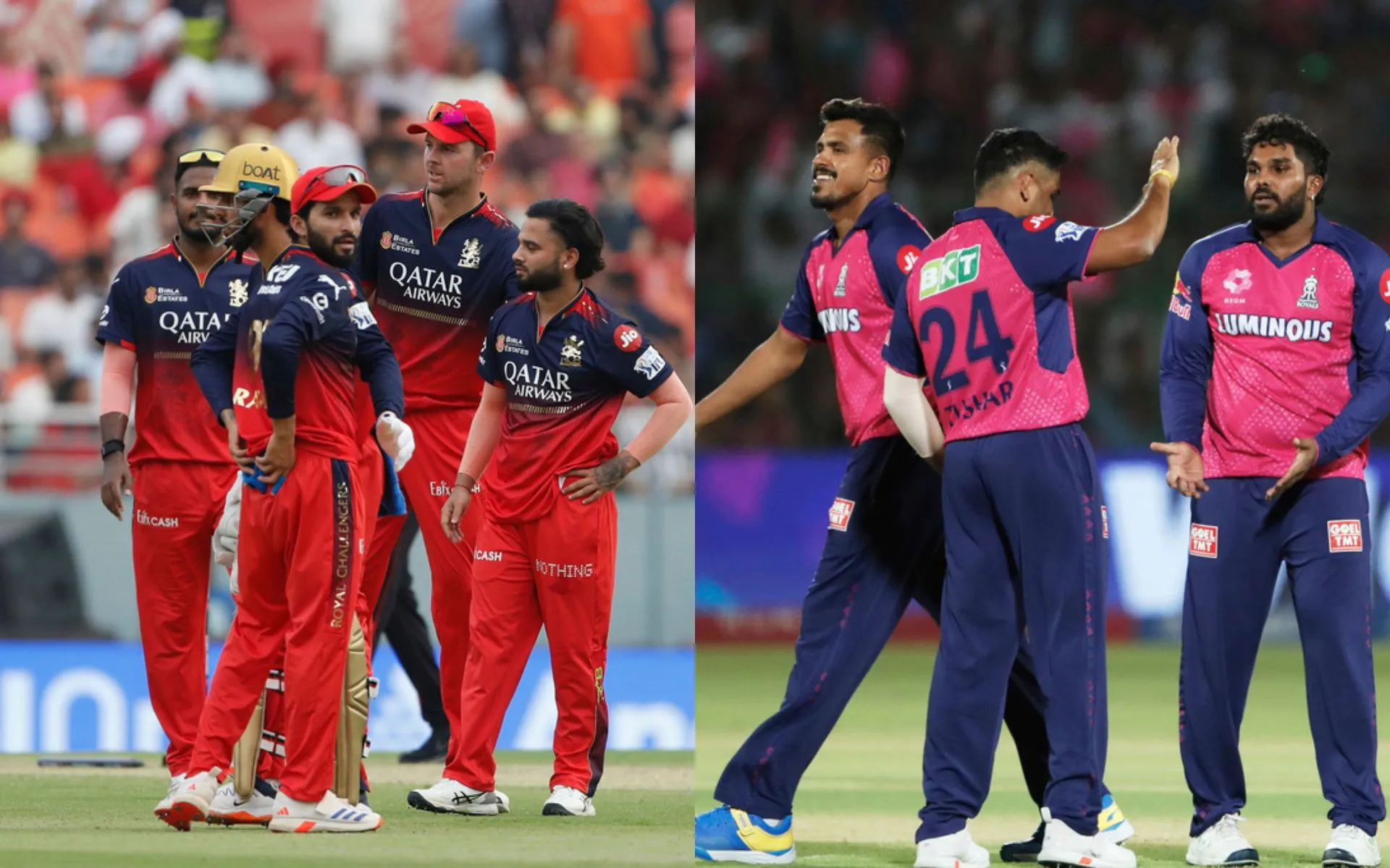 RCB will face RR tonight [Source: AP]
