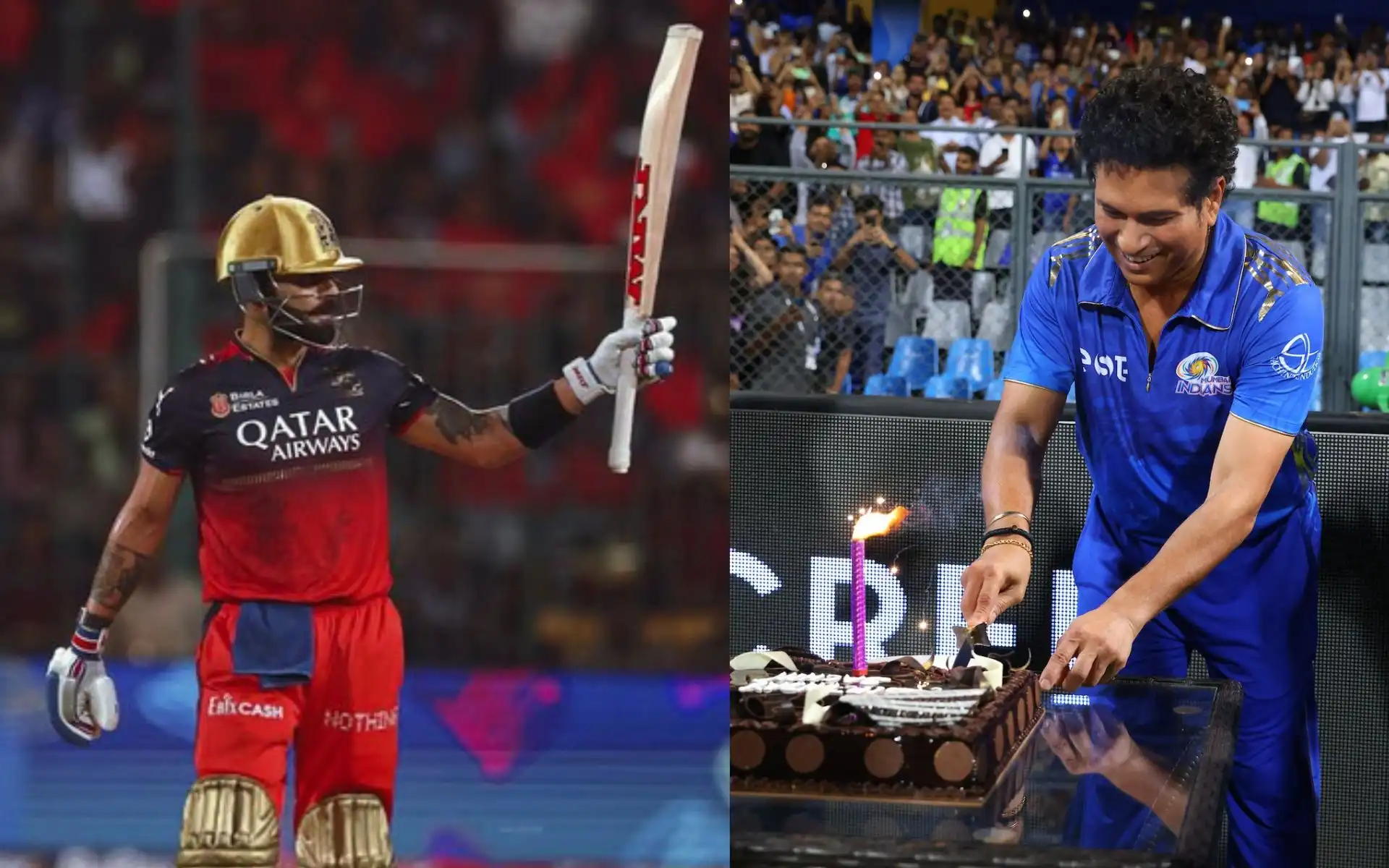 Virat Kohli and Sachin Tendulkar - (Source : @Johns/X.com)
