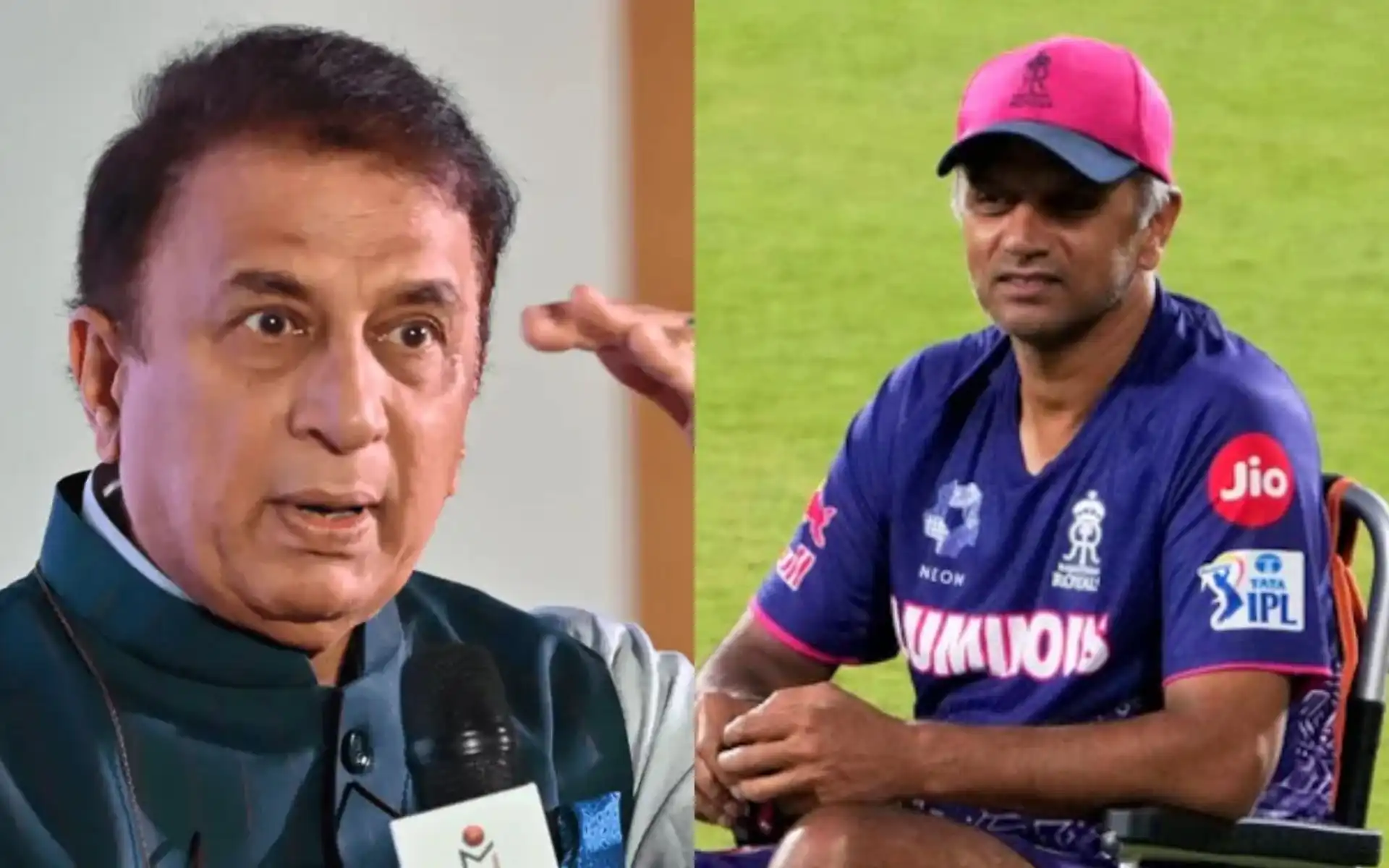 Sunil Gavaskar and Rahul Dravid [Source: @ImHydro45/X]