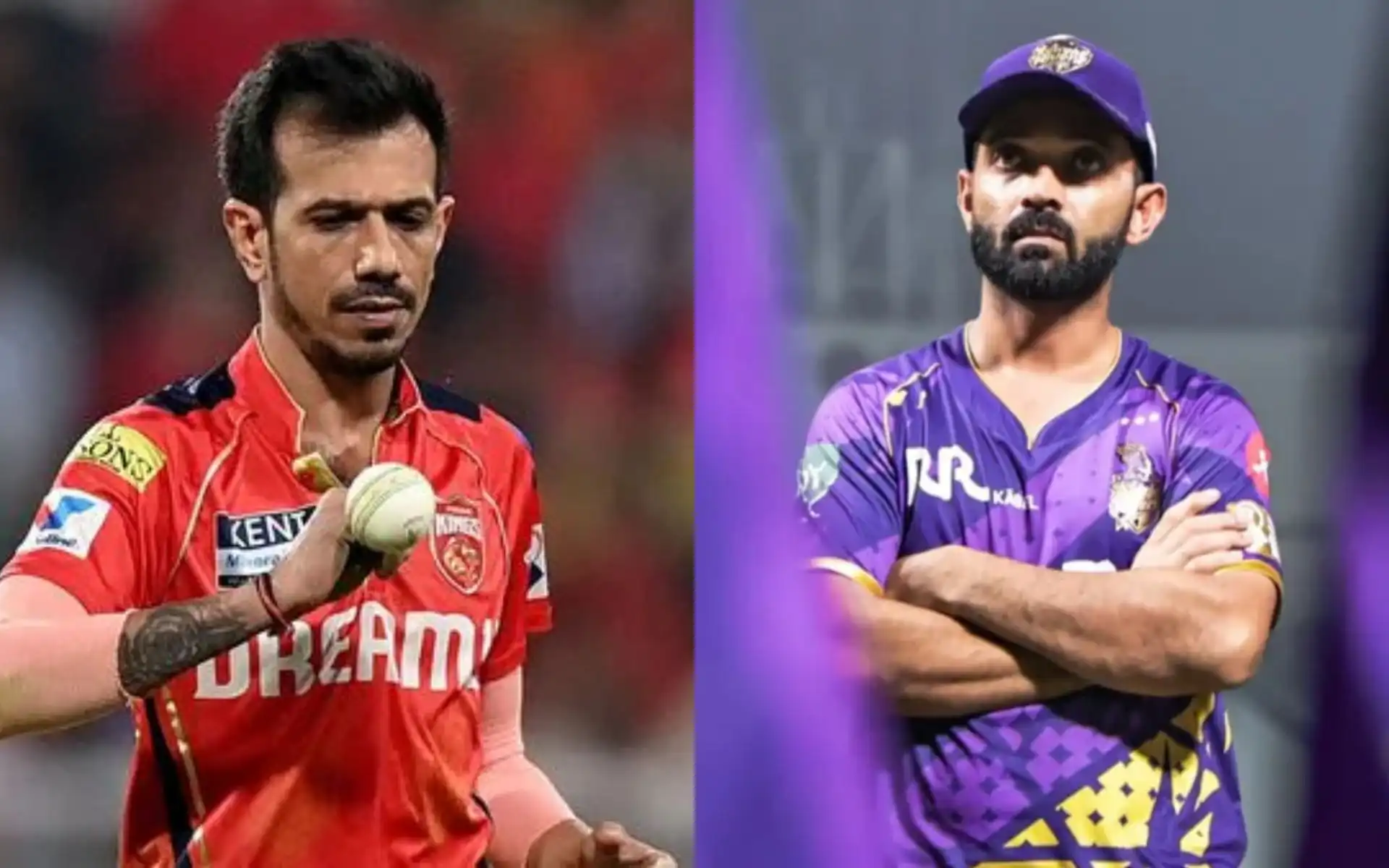 Yuzvendra Chahal and Ajinkya Rahane [Source: @narine_Fan_1209/X]