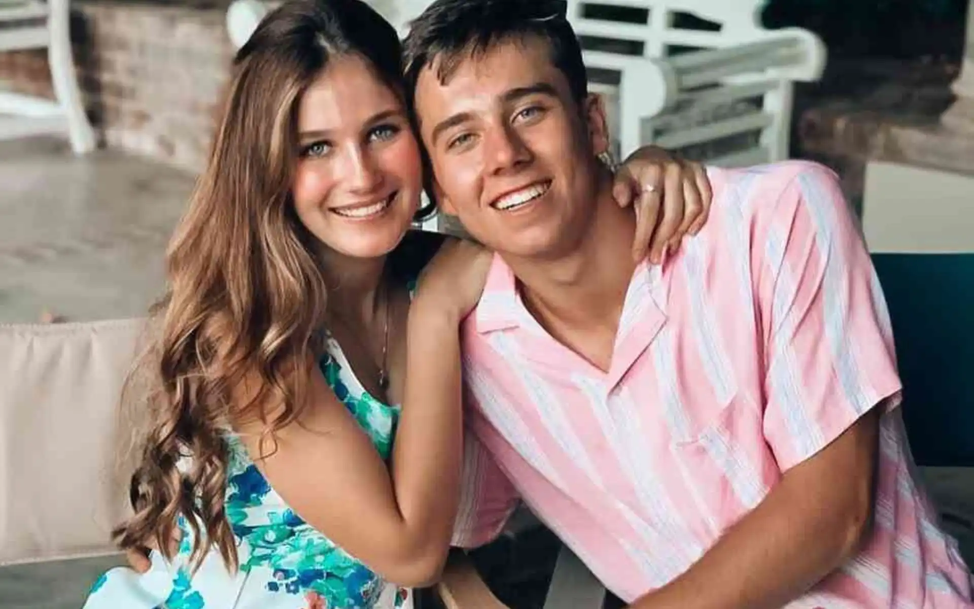 Dewlad Brevis with his girlfriend (Source:@marycatedelvey/X.com)