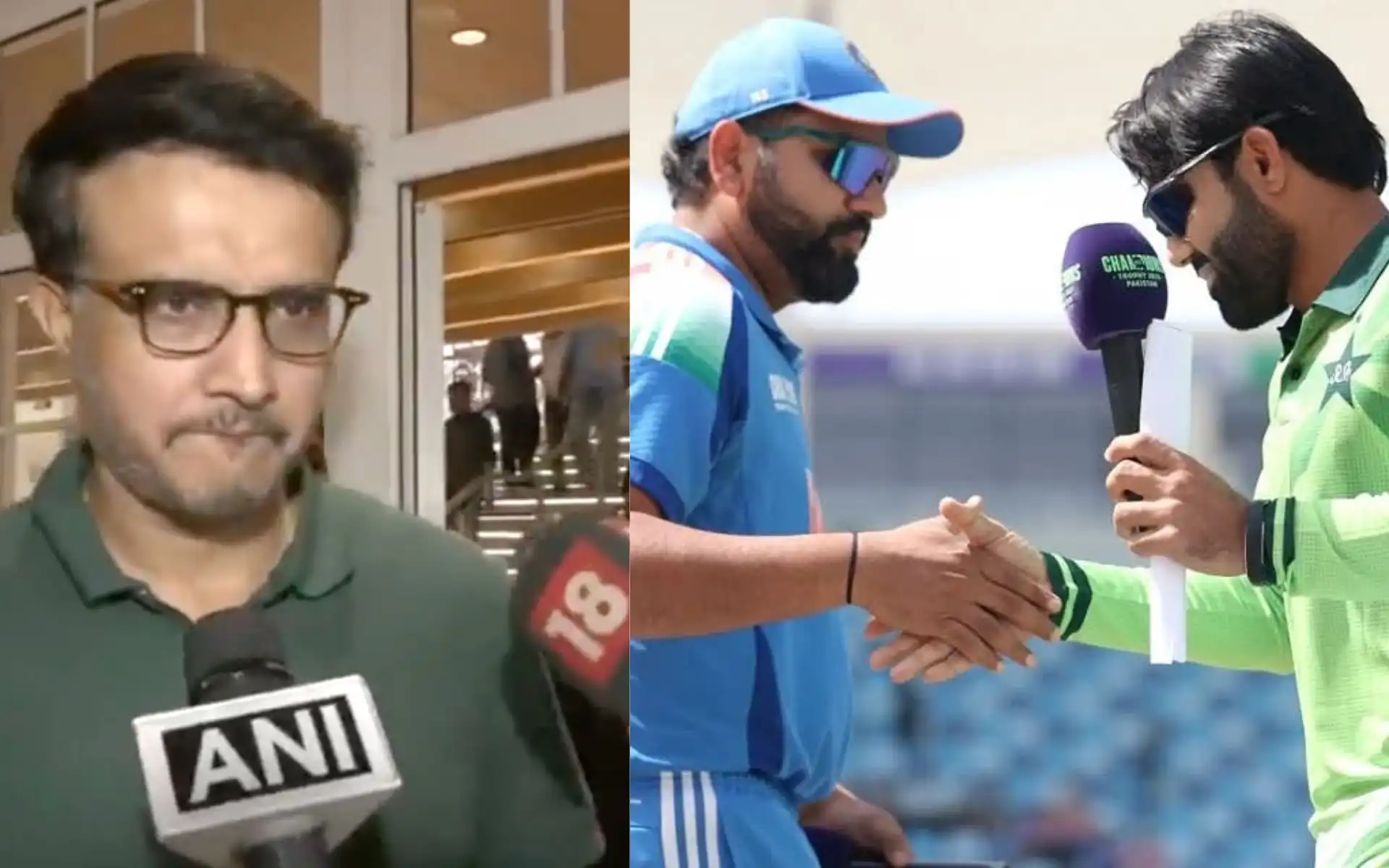 Sourav Ganguly talks about IND-PAK relations (Source:@ANI,x.com and @i__mAfridi,x.com)