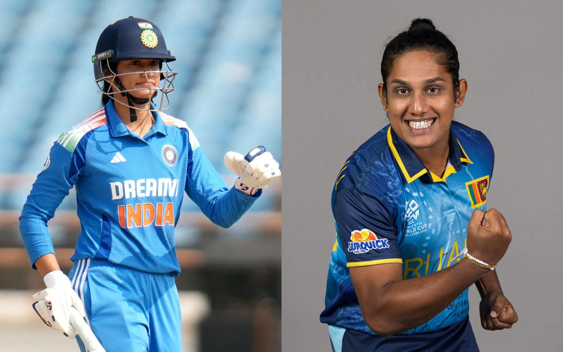 SL-W vs IND-W Dream11 Prediction [Source: @BCCIWomen, @ICC/x.com]