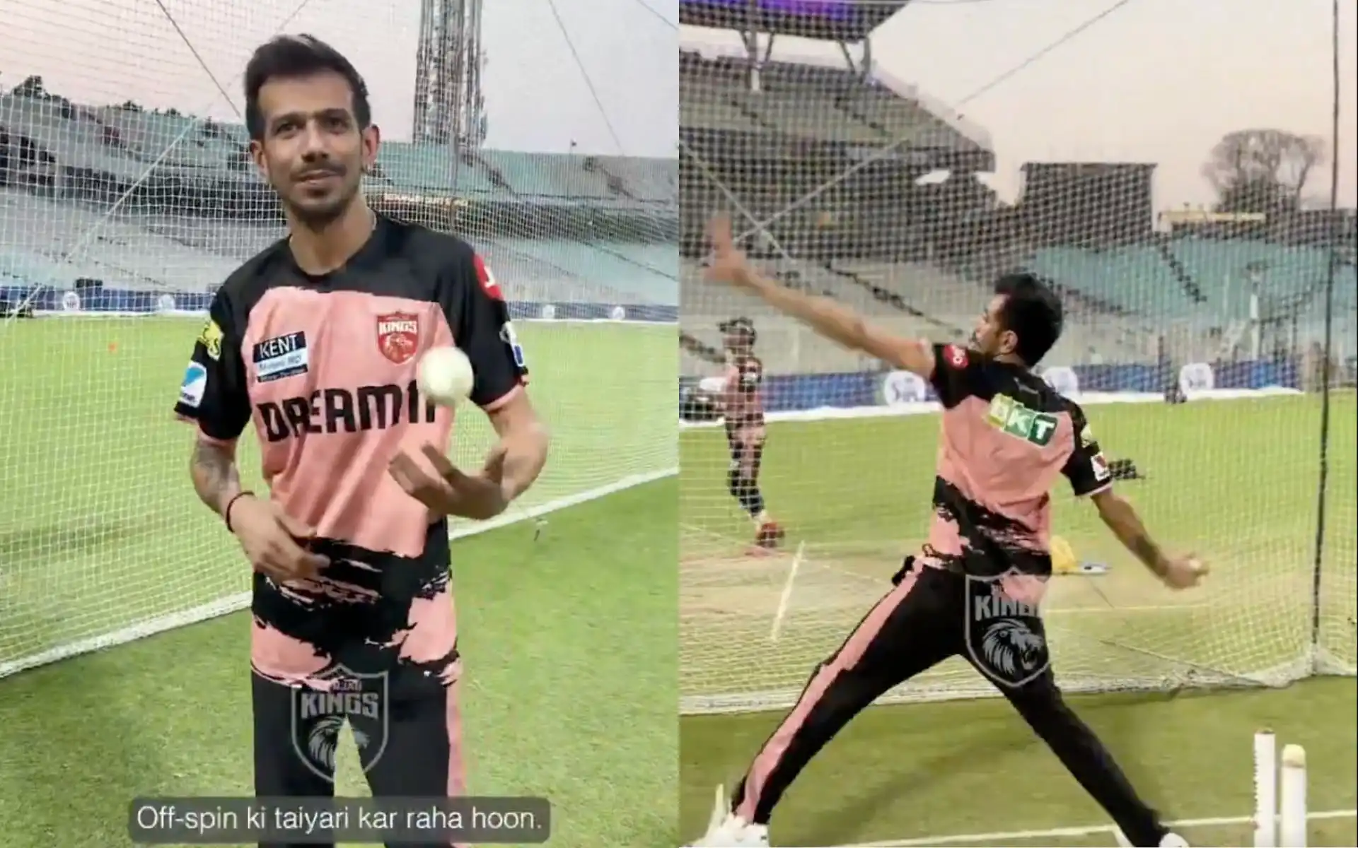 Yuzvendra Chahal bowls off-spin [Source: @PunjabKingsIPL/X.com]