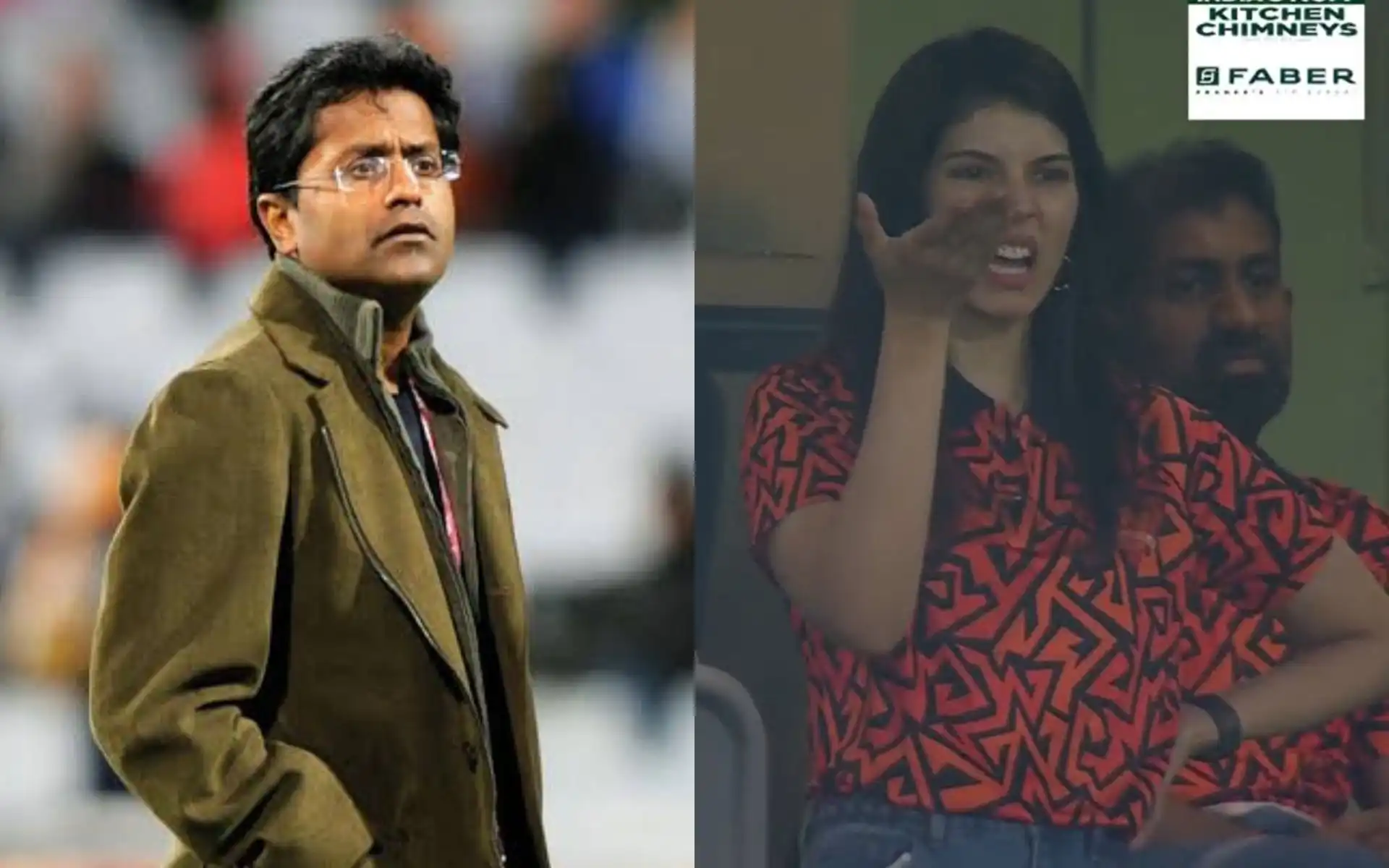 Lalit Modi and Kavya Maran [Source: @goodbroto, @mufaddal_vohra/x]