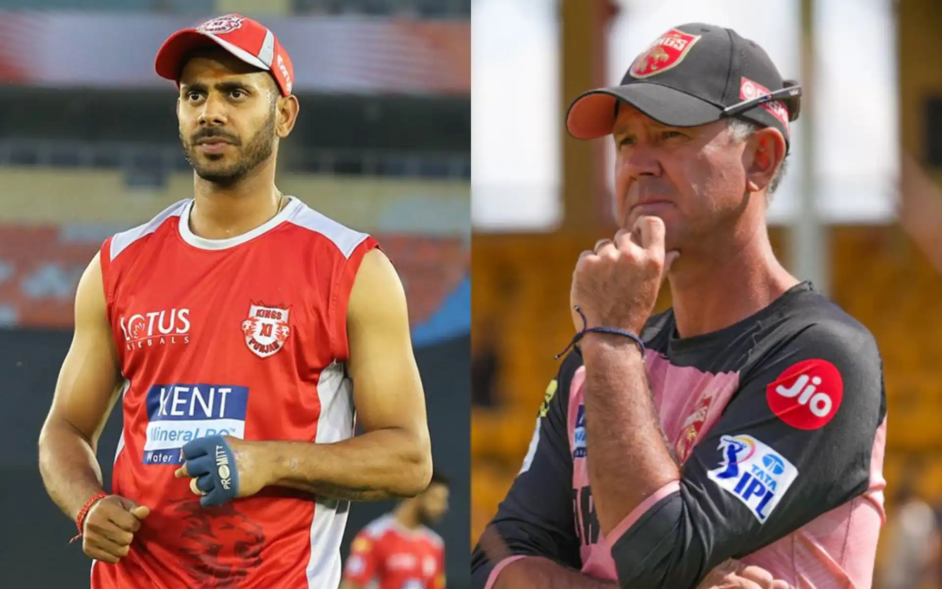 Manoj Tiwary and Ricky Ponting [Source: @Gill_Iss/X]