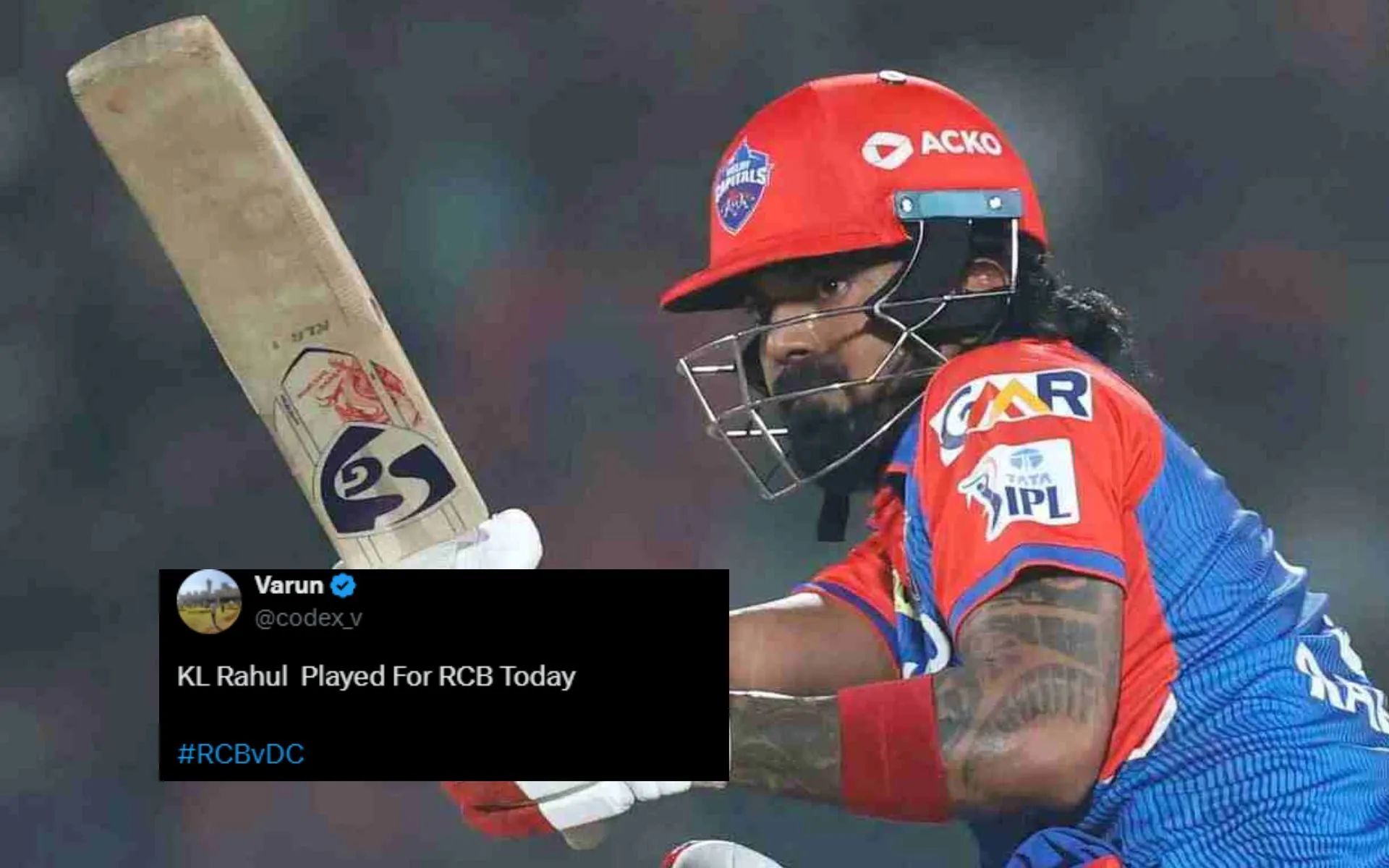 KL Rahul was trolled [Source: @iplt20.com, @codex_v/x.com]