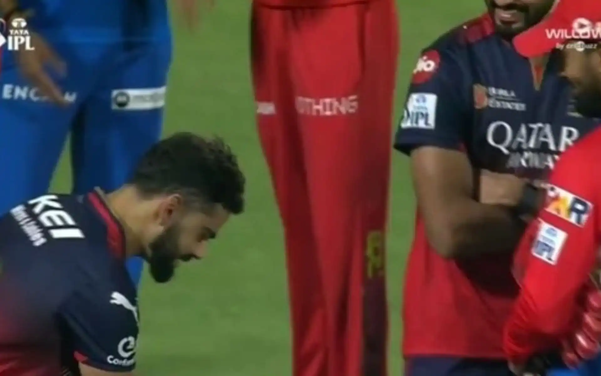 Virat Kohli Playfully Reminds KL Rahul [Source: @Surajcktlvr/X.com]