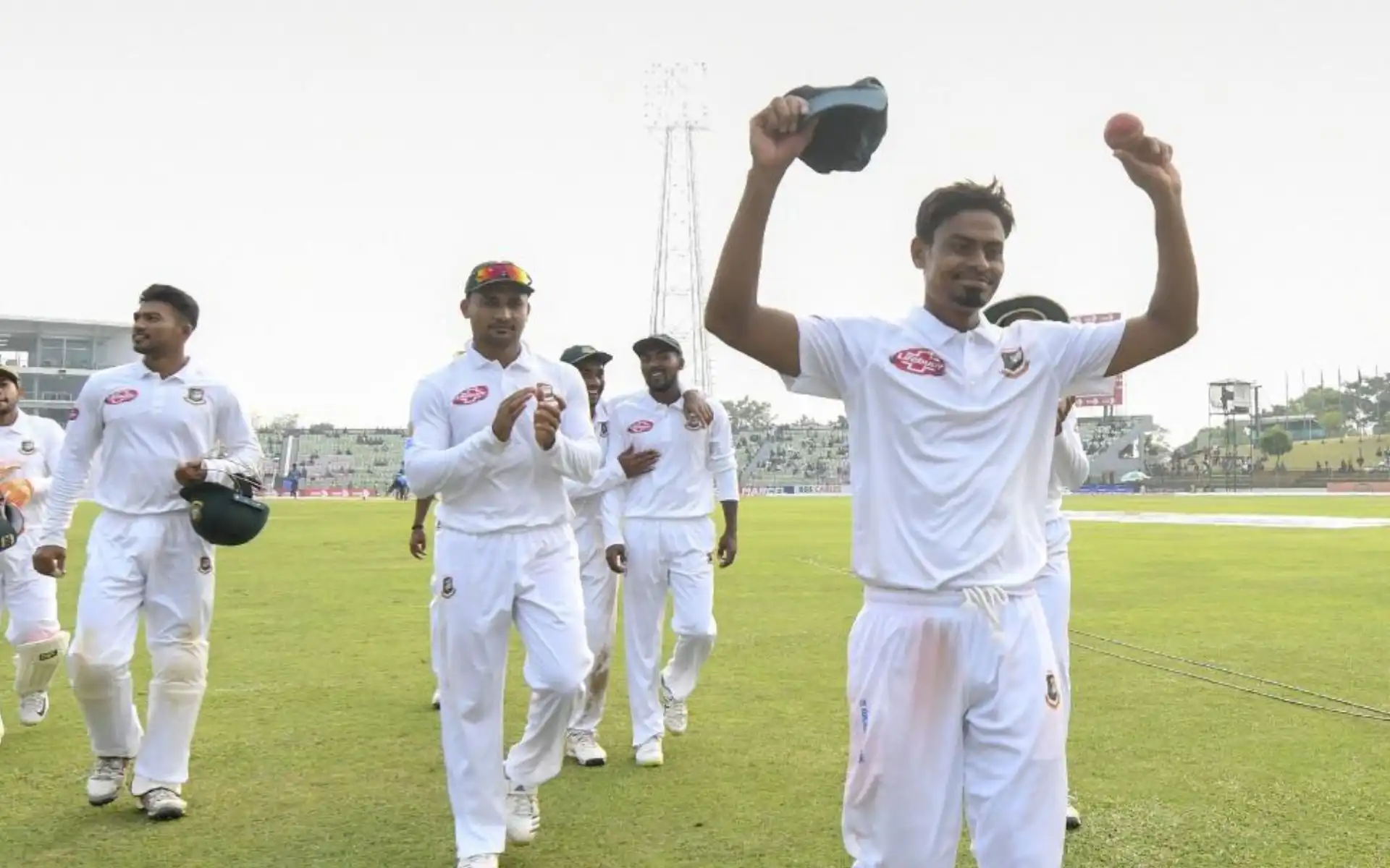 Taijul Islam silences critics after five-wicket-haul [Source: @ICC/X.com]