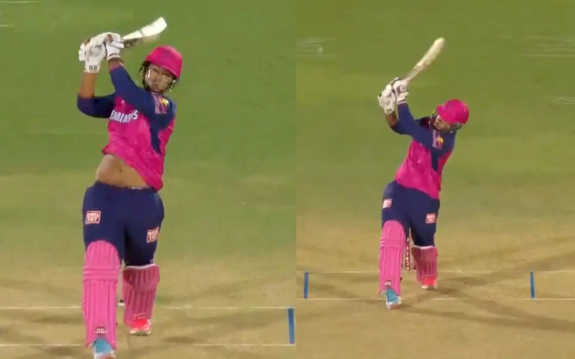 Vaibhav Suryavanshi hitting against GT [Source: @IPL/x.com]