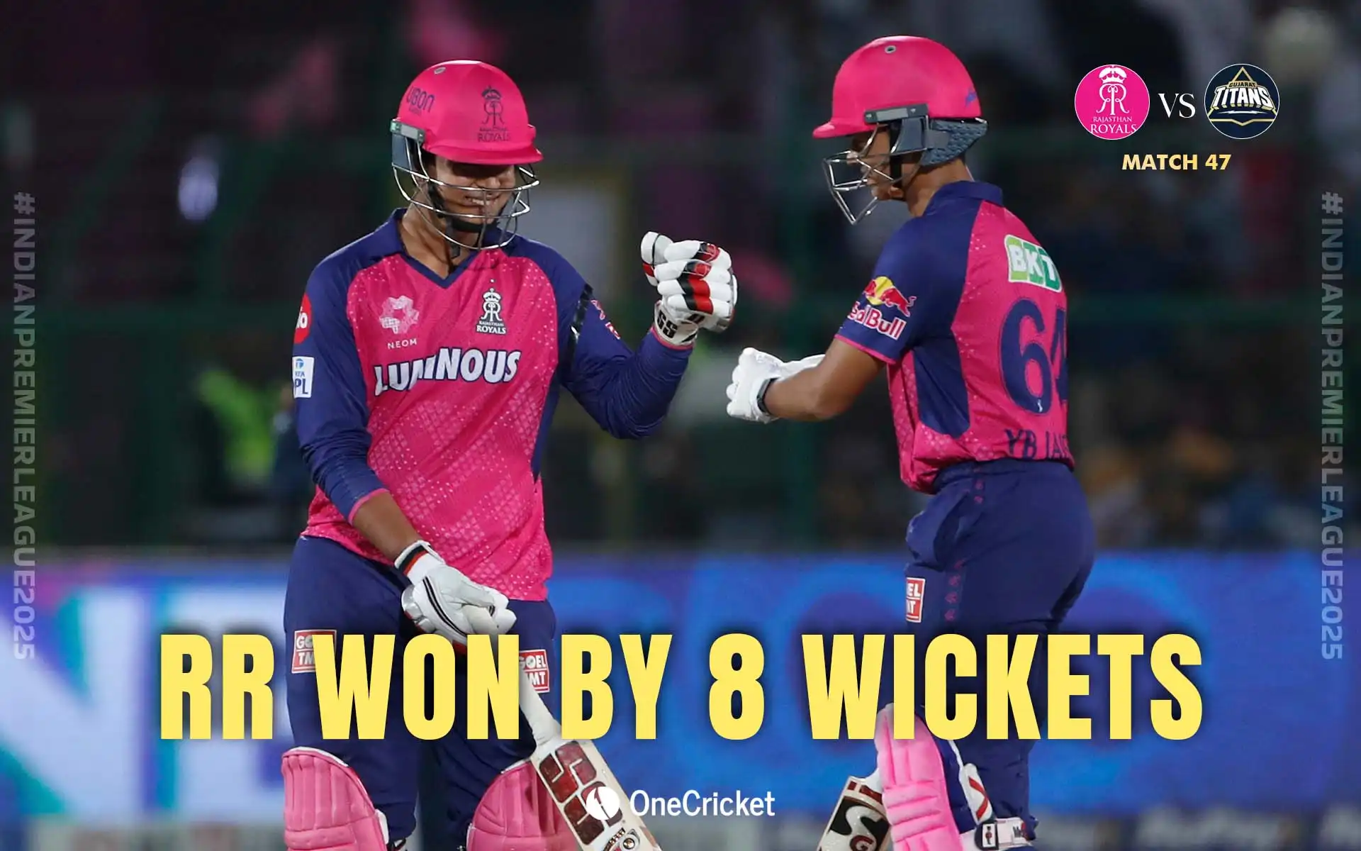 RR vs GT [Source: OneCricket]