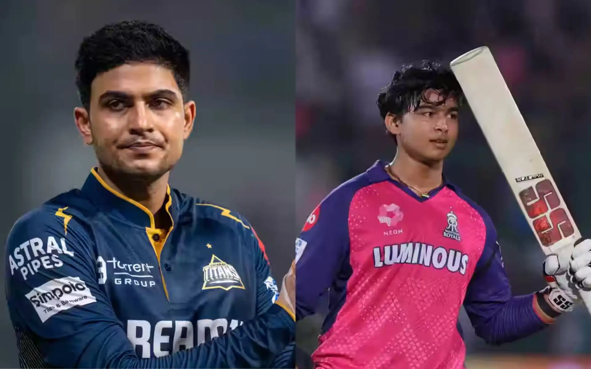 Shubman Gill and Vaibhav Suryavanshi [Source: IPLT20.COM]