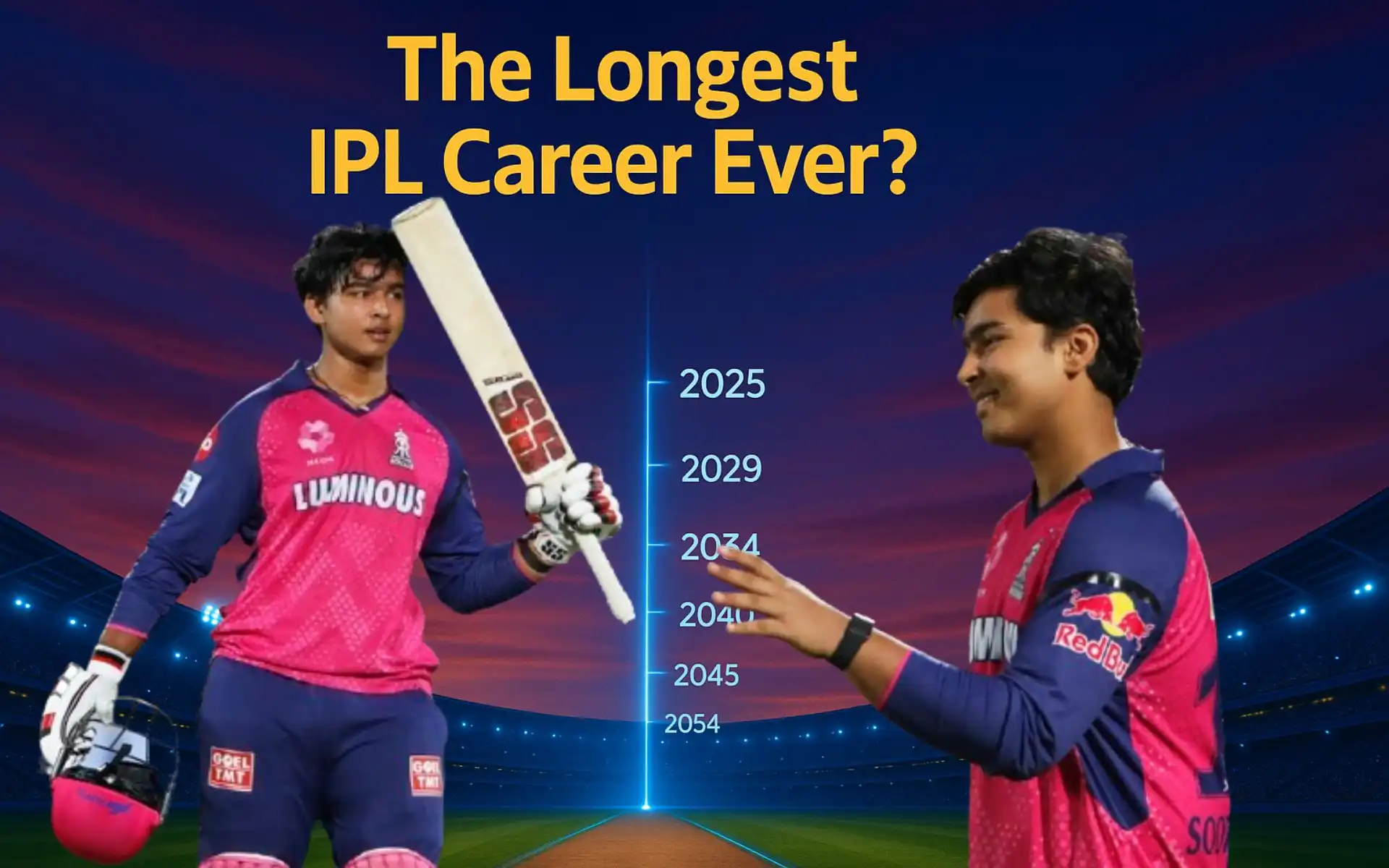 Vaibhav Suryavanshi projected career [Source: AP Photos/OneCricket]