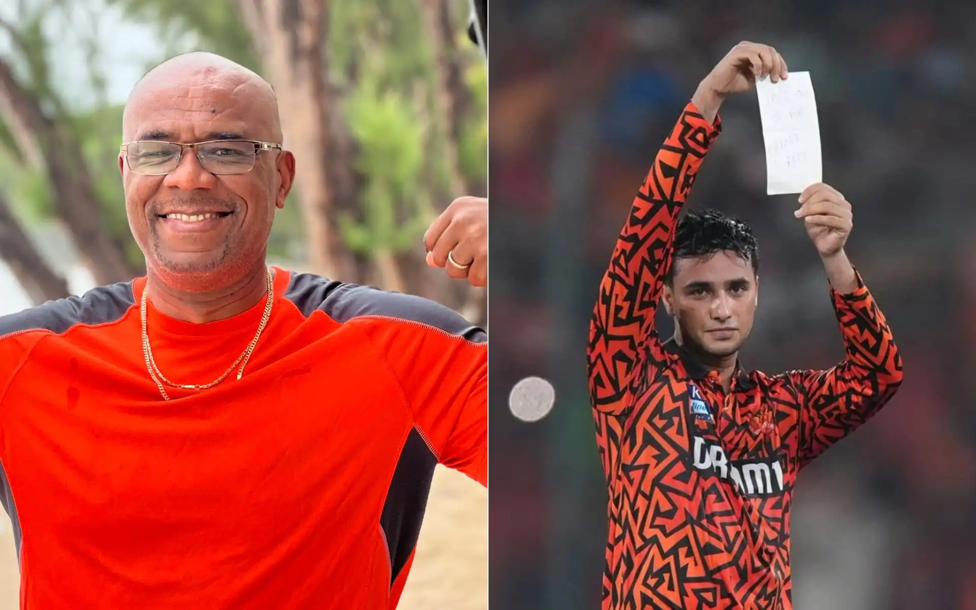 Ian Bishop backs Abhishek Sharma. [Source: @irbishi & @SUNRISERSU/X]