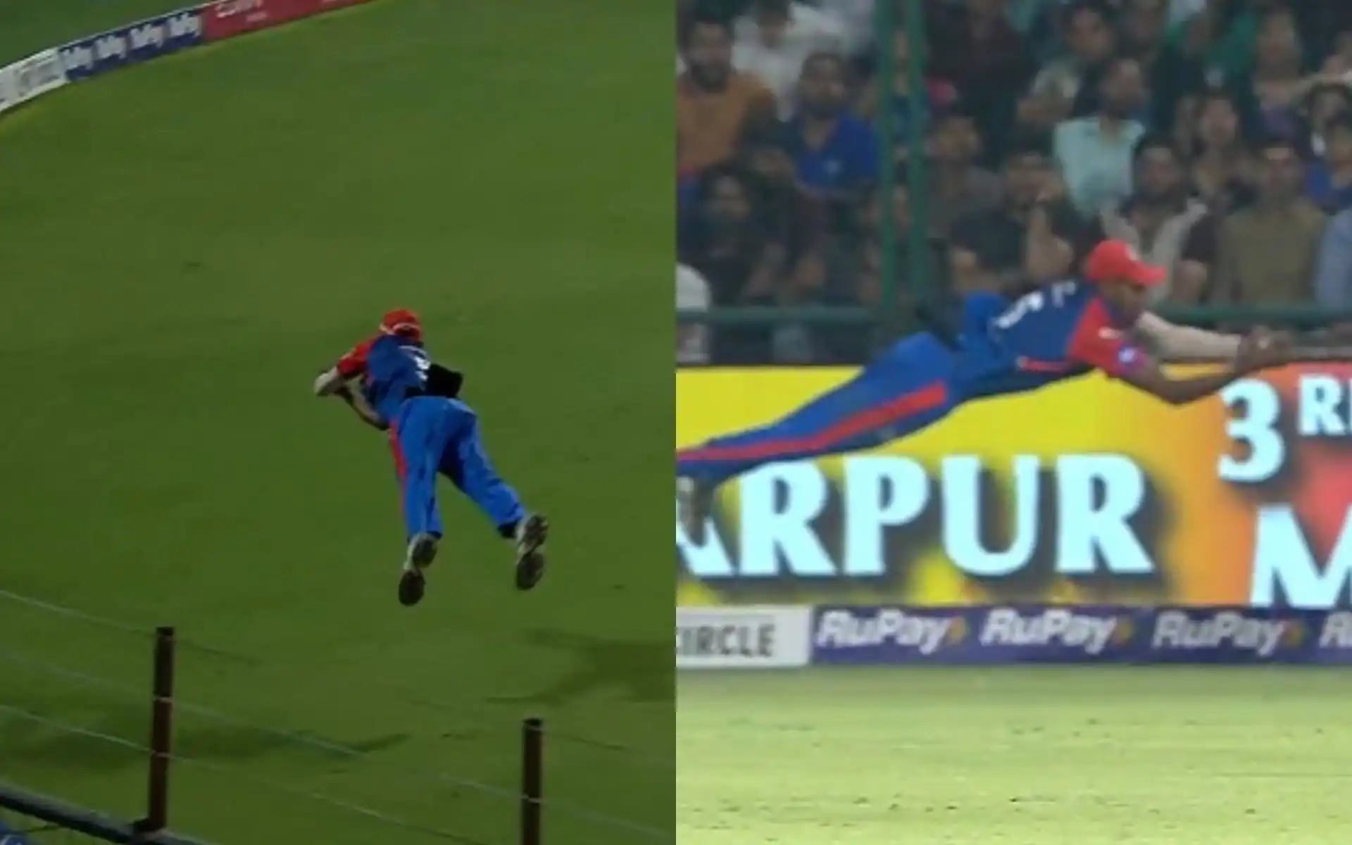 Chameera takes a screamer [Source: @MidnightMusinng/x.com]
