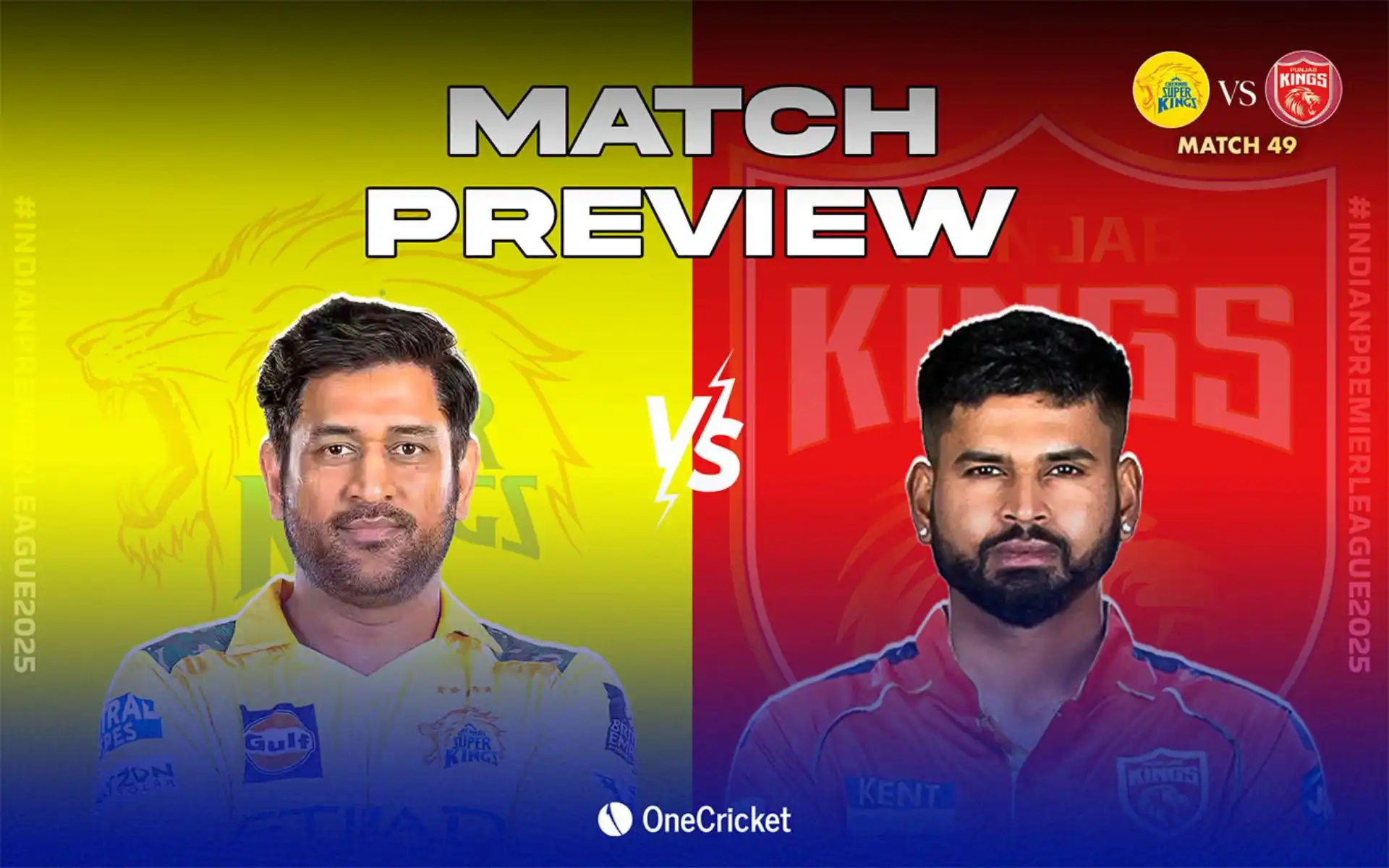 CSK vs PBKS Live Updates: IPL 2025 Match Score, Live Streaming, Toss Update, Highlights
