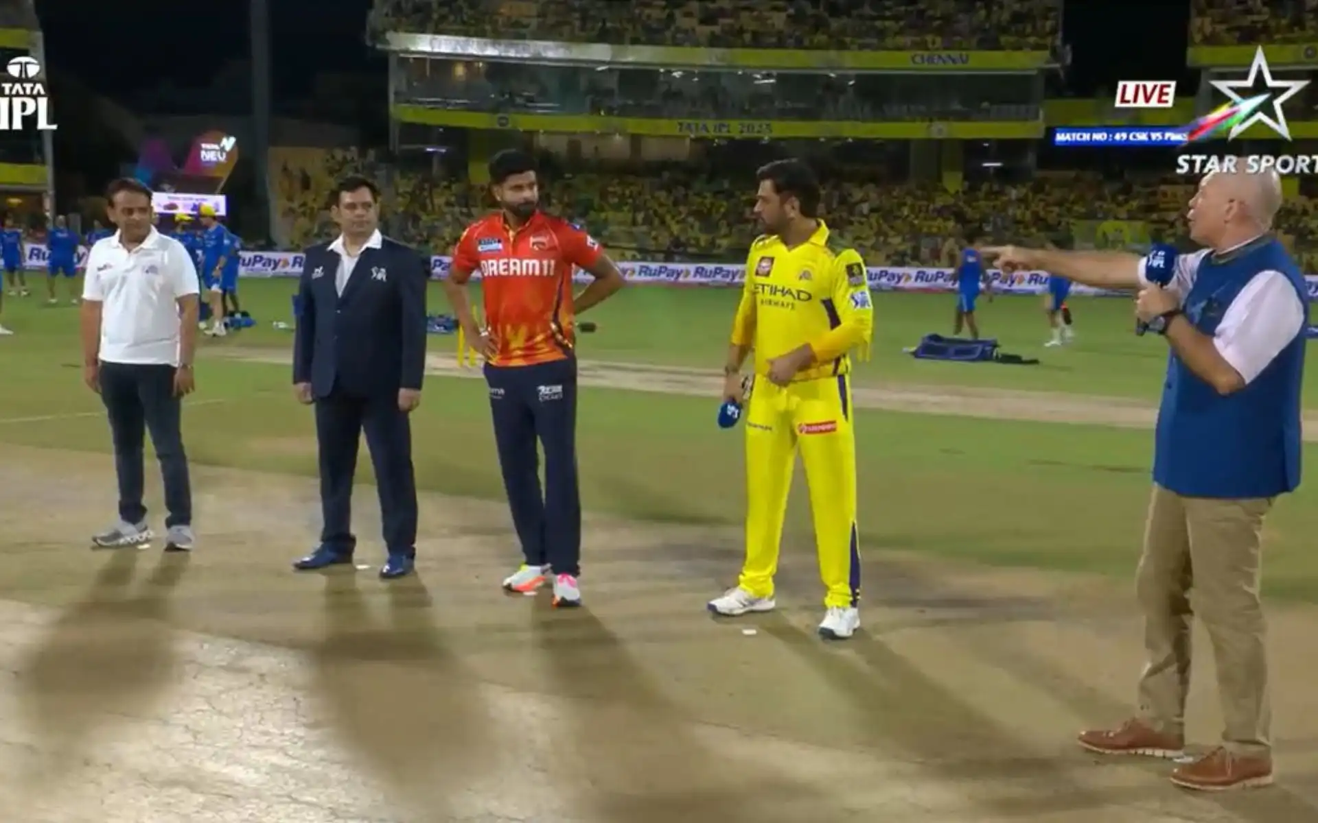 CSK vs PBKS toss - (Source : @Johns/X.com)