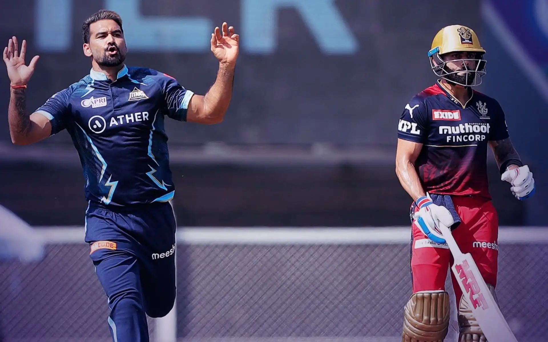 Pradeep Sangwan and Virat Kohli - (Source : @Johns/X.com)