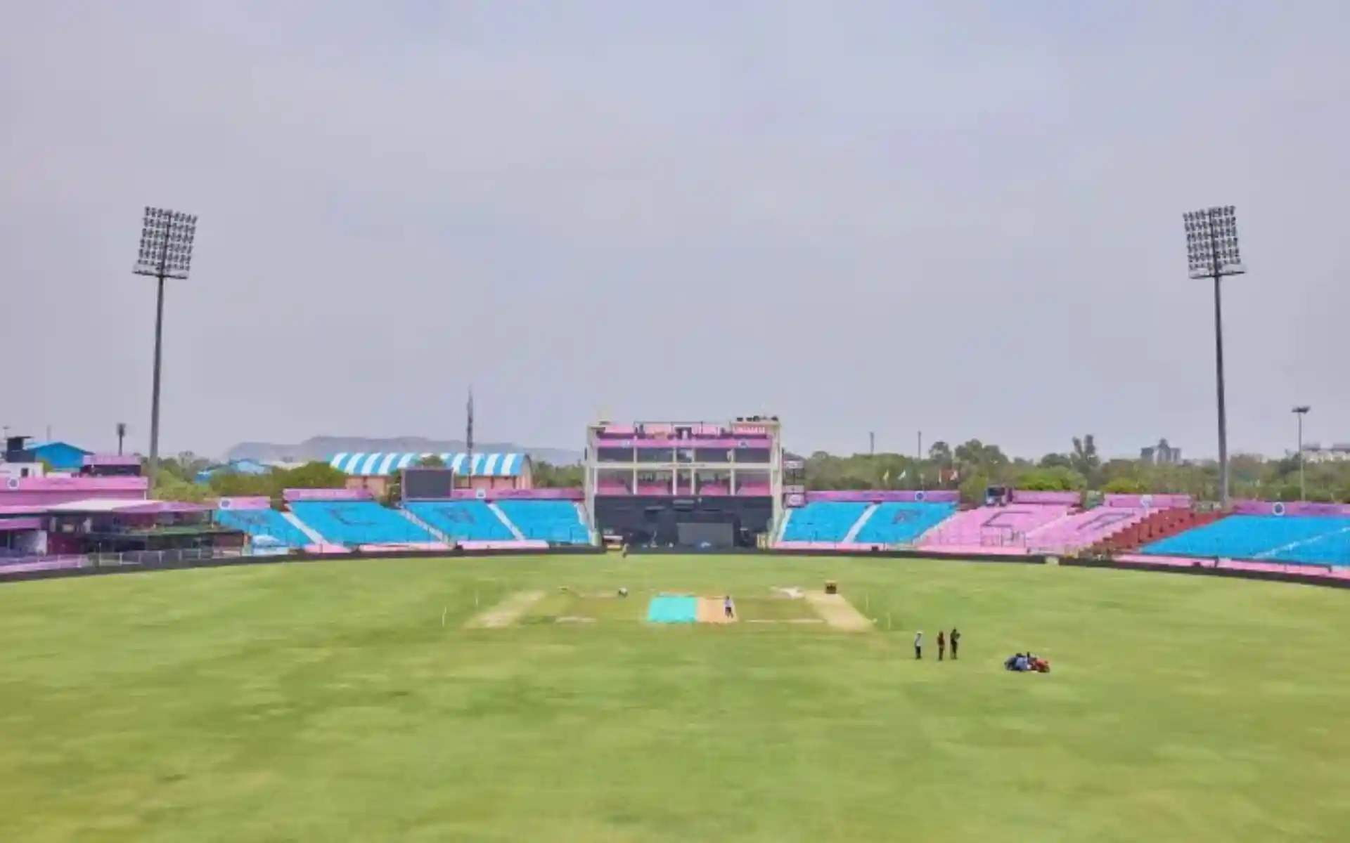 सवाई मानसिंह स्टेडियम [Source: @chinmayshah28/X]