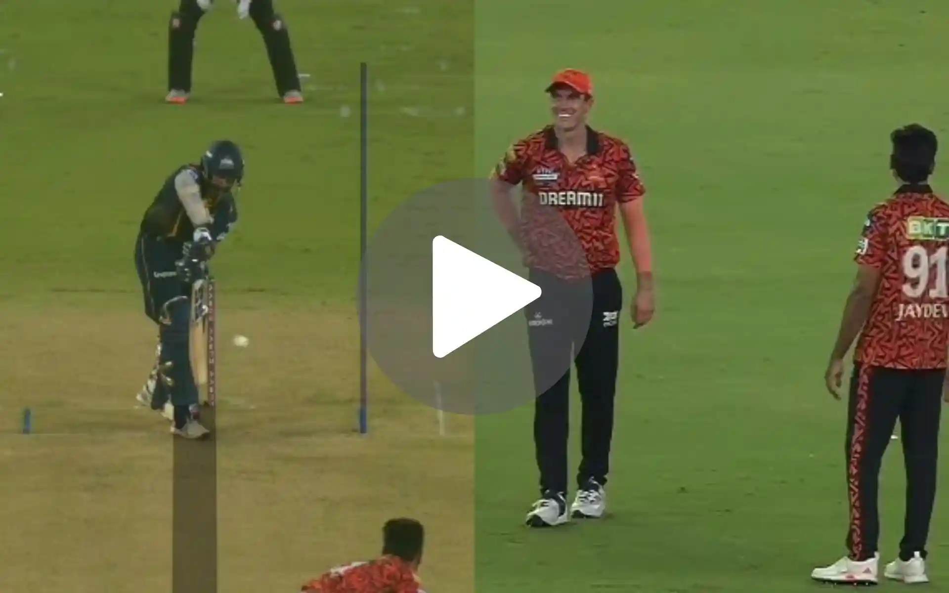 [Watch] Cummins Bursts Into Laugher As Third Umpire Checks Wrong Ball For Wide Review