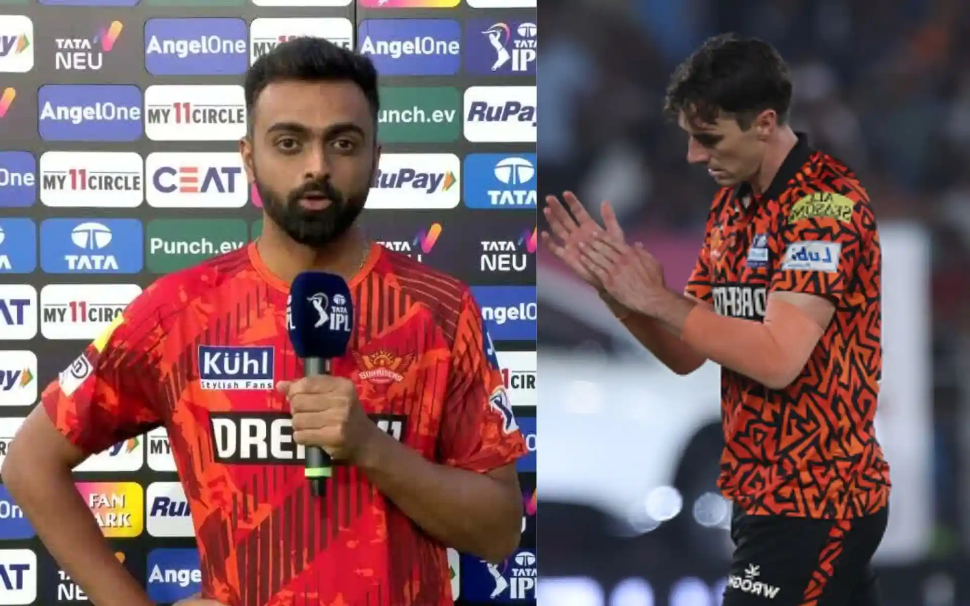 जयदेव उनादकट और पैट कमिंस [Source: @weRCricket/X]