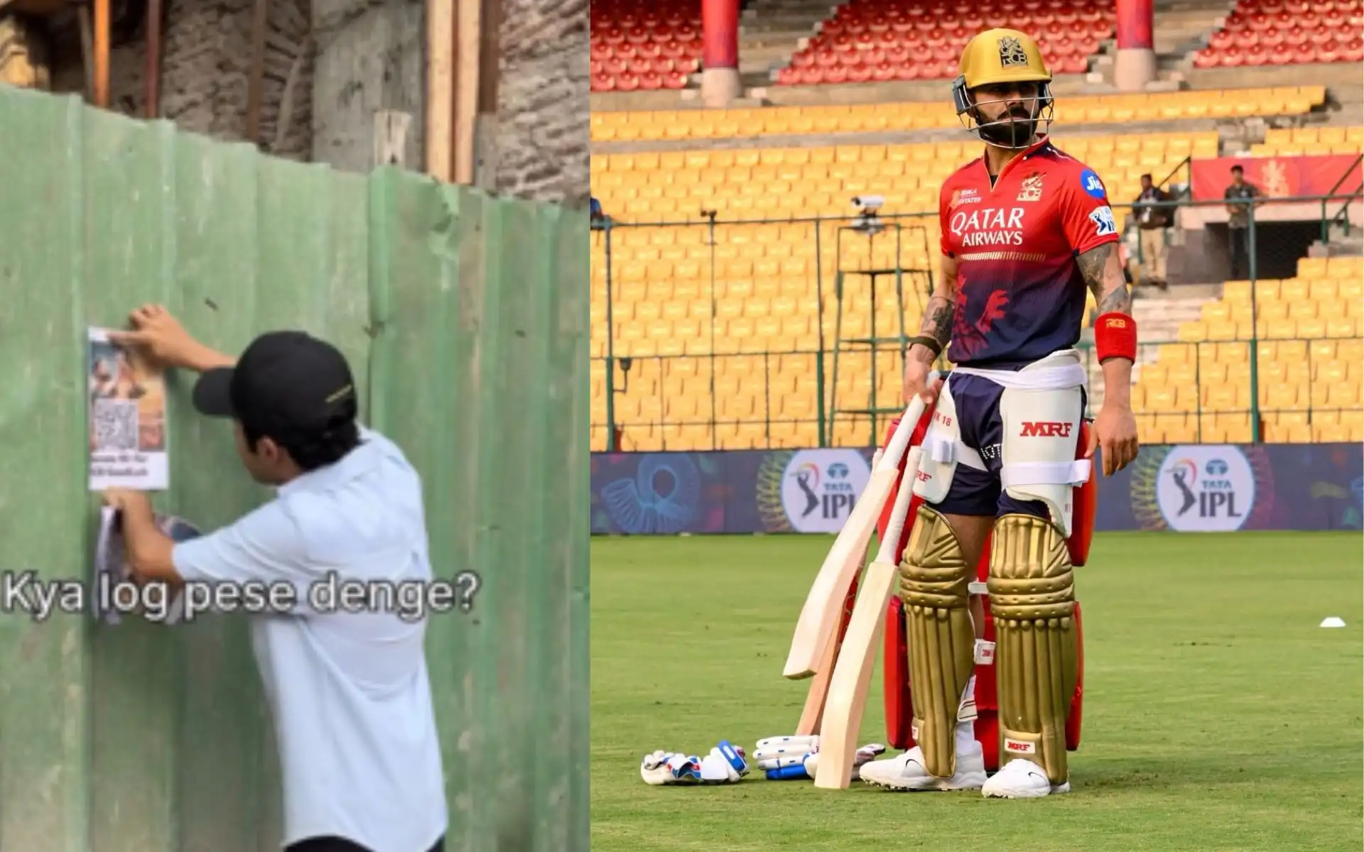 The viral RCB fan video (Source:@Instagram/@sarthaksachdevva)
