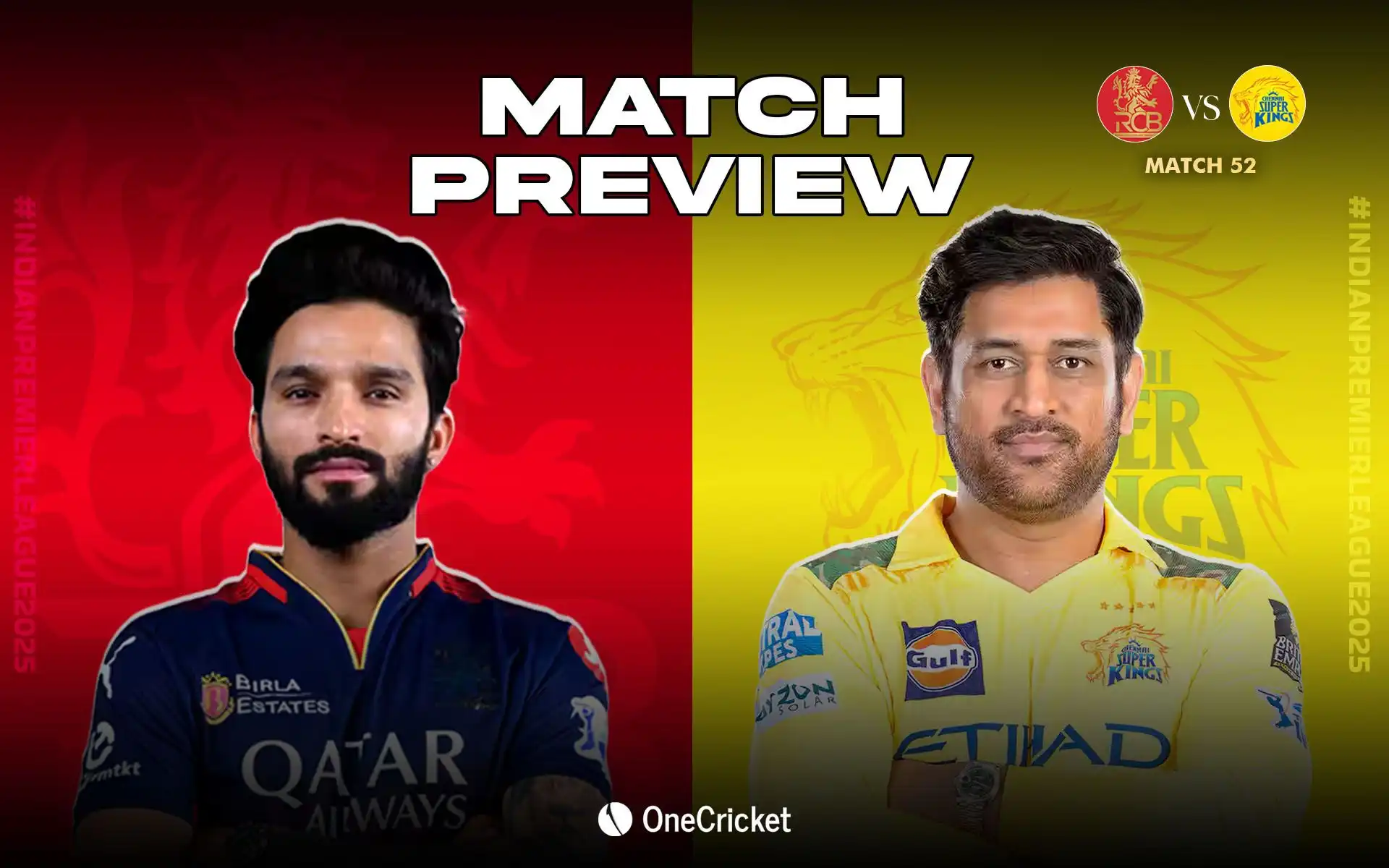 RCB vs CSK Live Updates: IPL 2025 Match Score, Live Streaming, Toss Update, Highlights