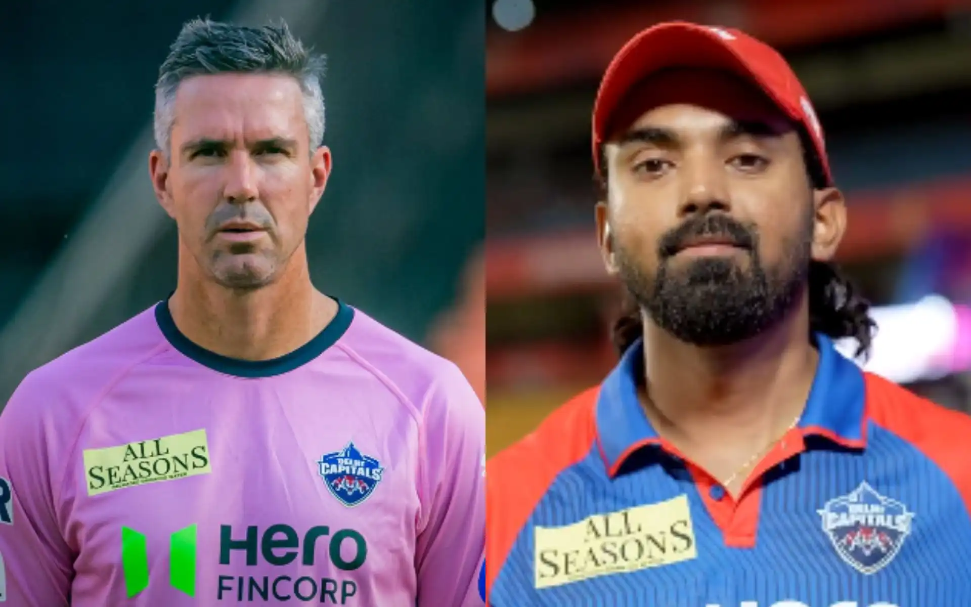 Kevin Pietersen & KL Rahul [Source: @DelhiCapitals/x.com]