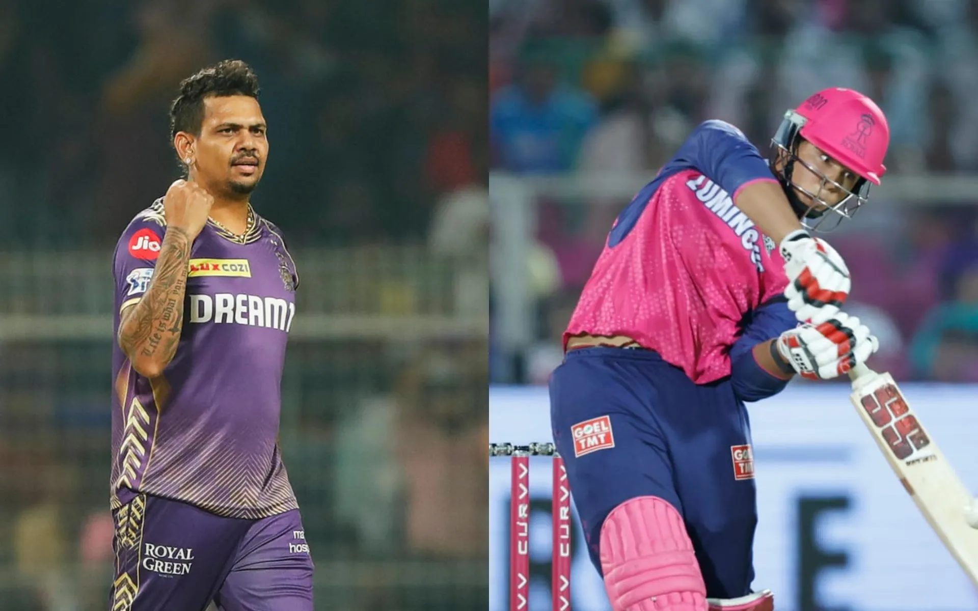 Sunil Narine and Yashasvi Jaiswal will be in action. [Source - IPL/x.com]