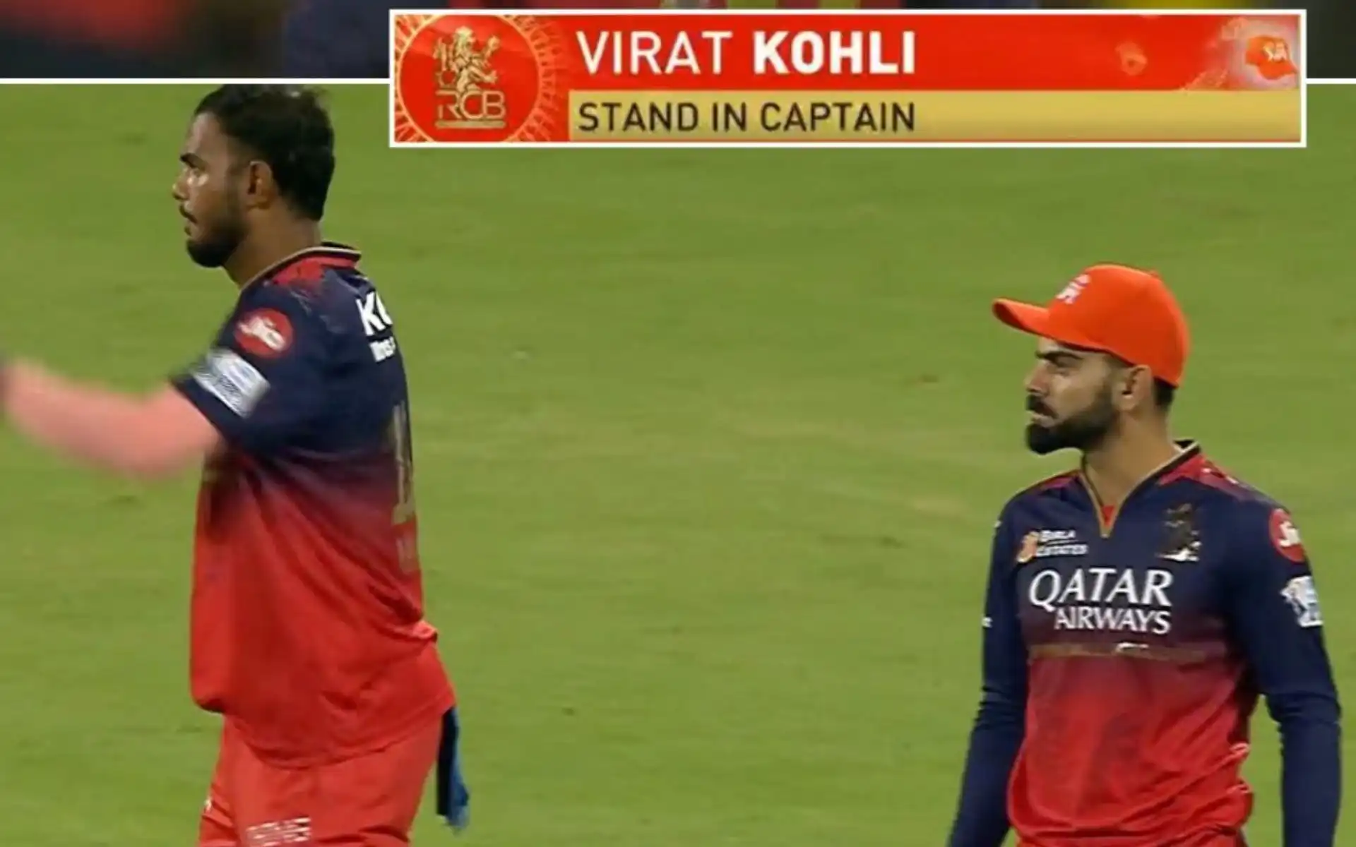 Virat Kohli leading RCB vs CSK (Source:@OneCricketApp/X.com)