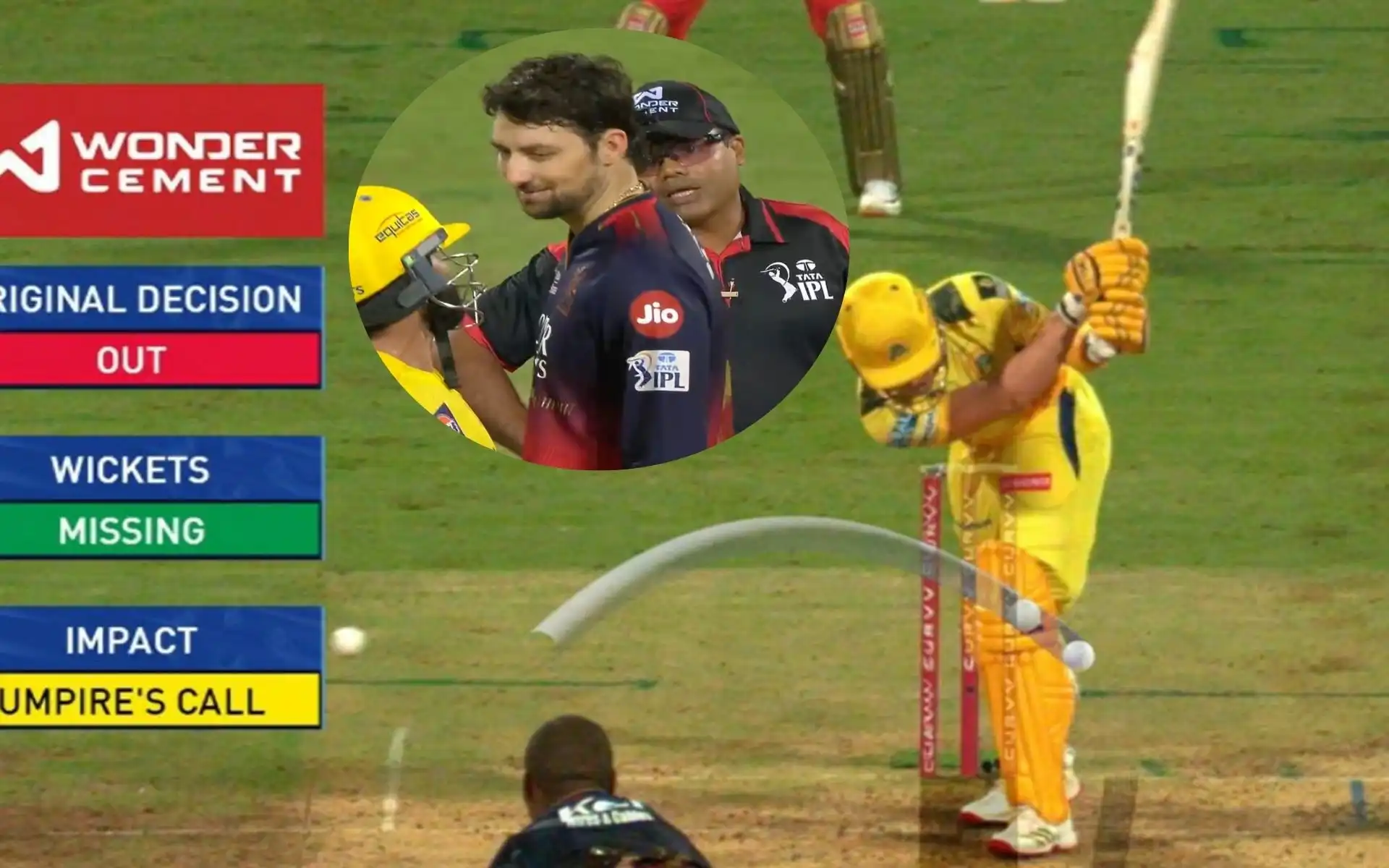 Dewald Brevis' DRS decision (Source: @mufaddal_vohra/X.com)