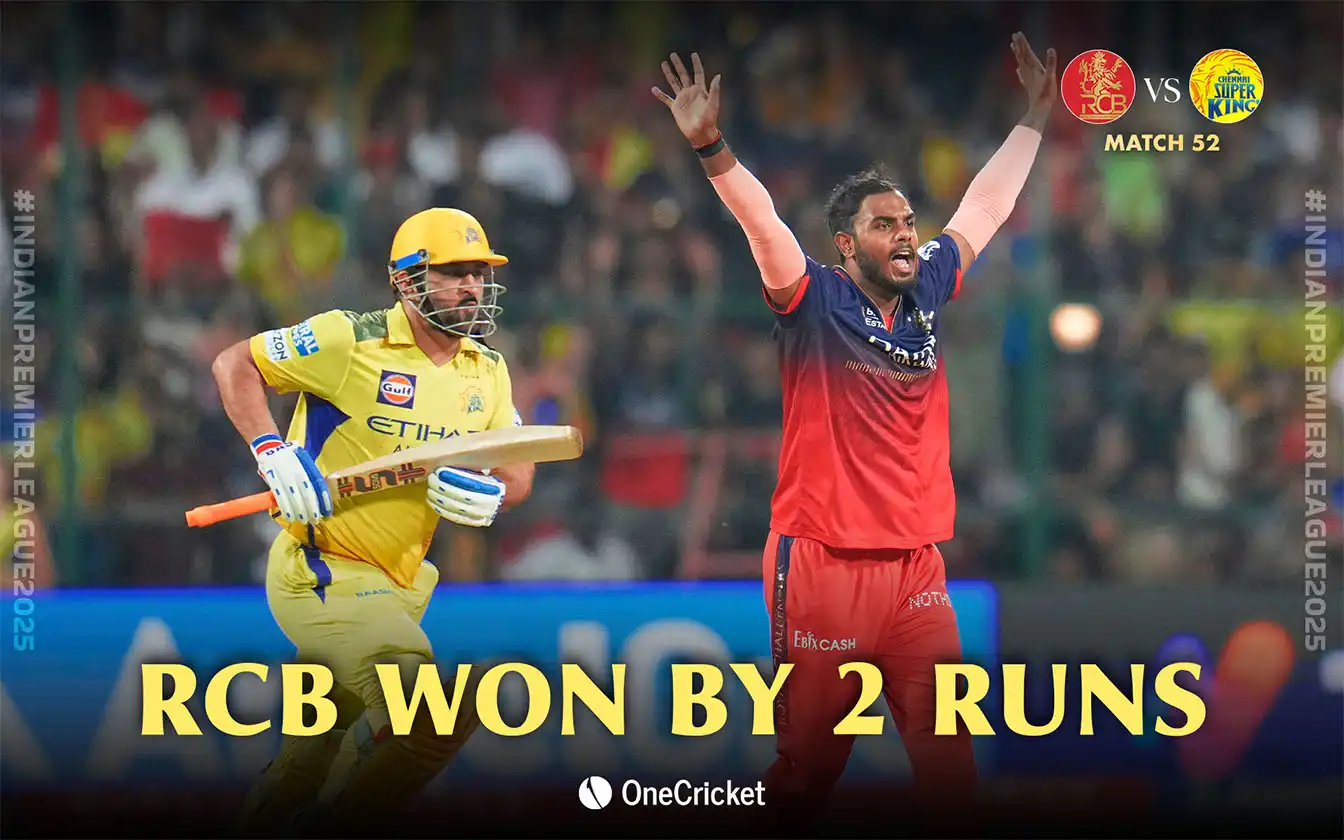 RCB vs CSK [Source: OneCricket]