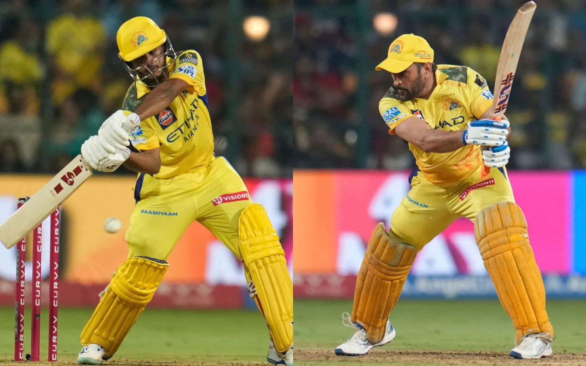 Ayush Mhatre and MS Dhoni for CSK in IPL 2025 [Source: AP Photos]