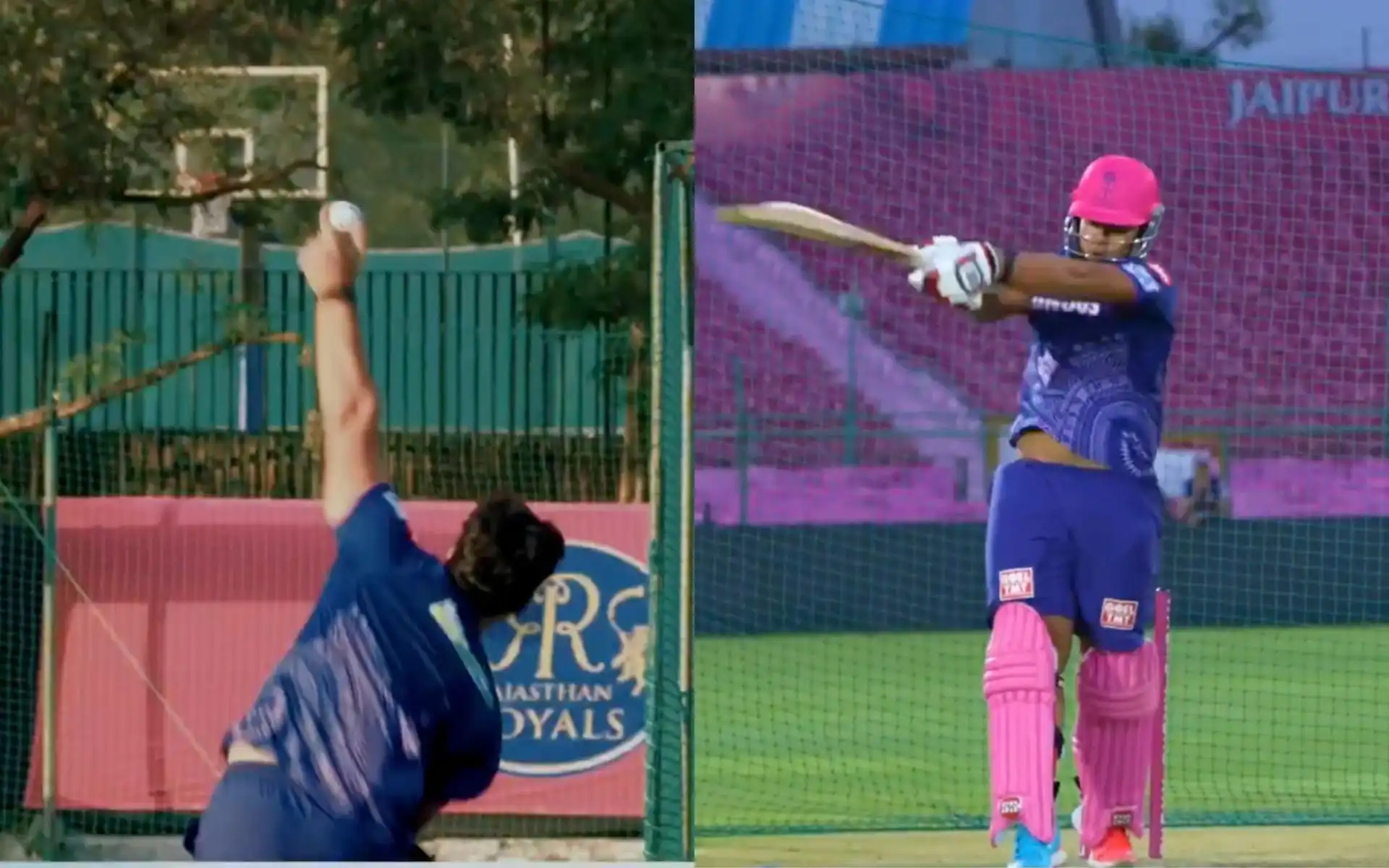 Vaibhav Suryavanshi Destroys Stumps [Source: @rajasthanroyals/X.com]