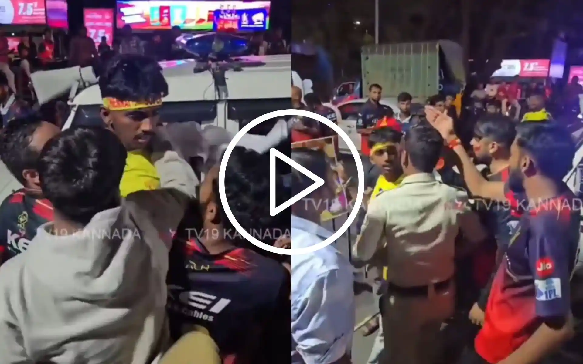 Ugly Fight Near Chinnaswamy! Dhoni-Kohli Mania Triggers RCB vs CSK Fan War