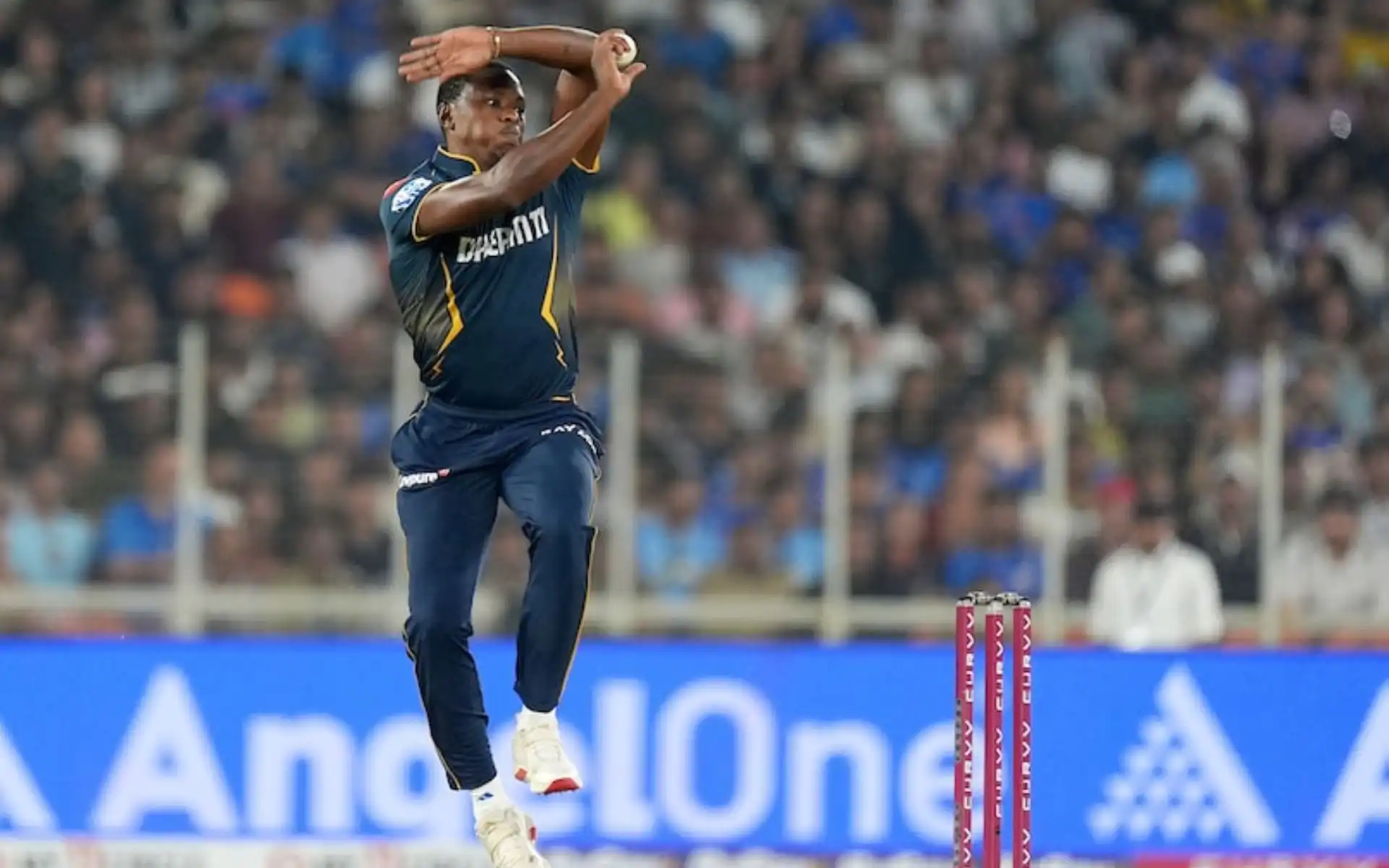 Kagiso Rabada in action for GT [Source: @Werries_/X]