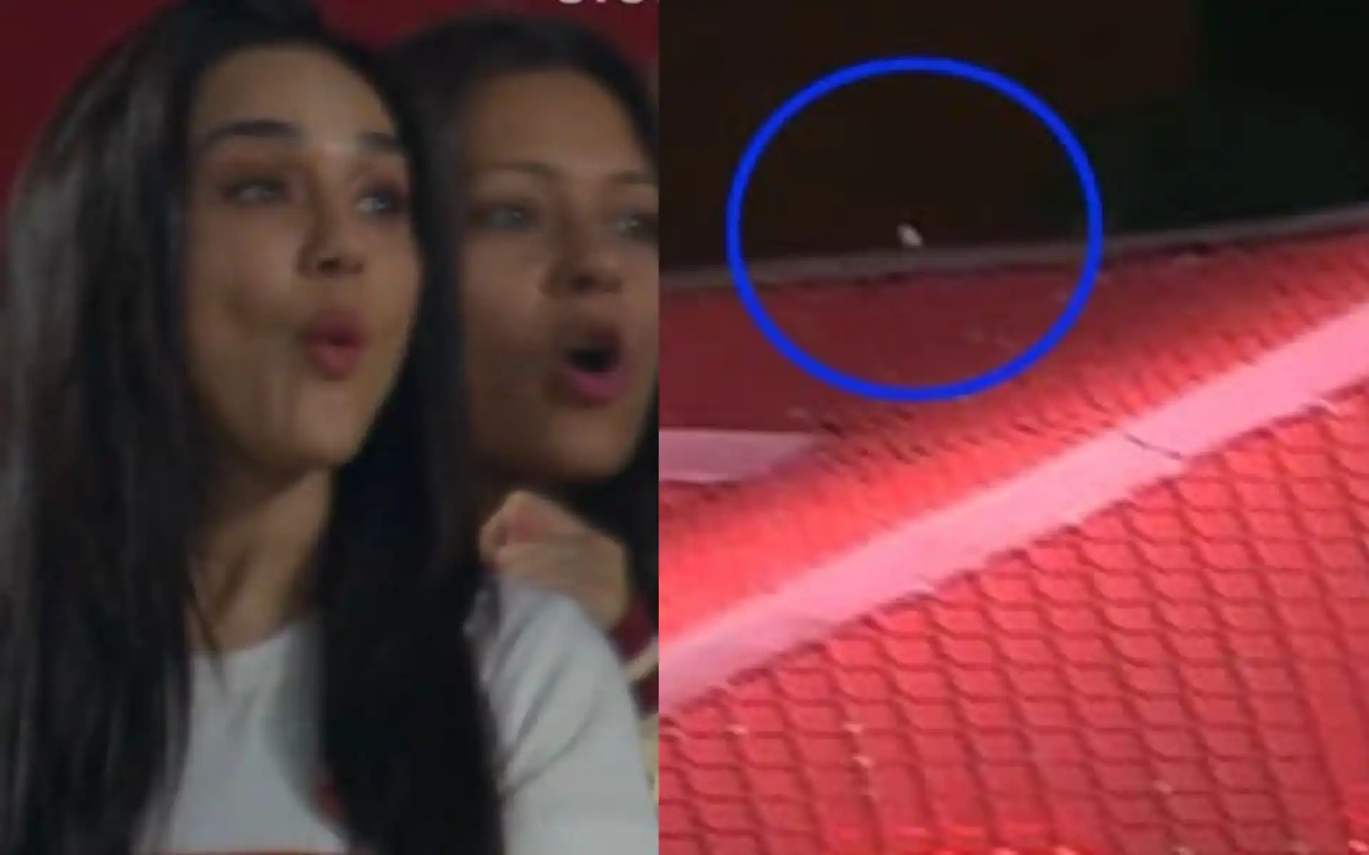 Preity Zinta after Shashank Singh's six (Source: @SpotOnEnterai1/X.com)