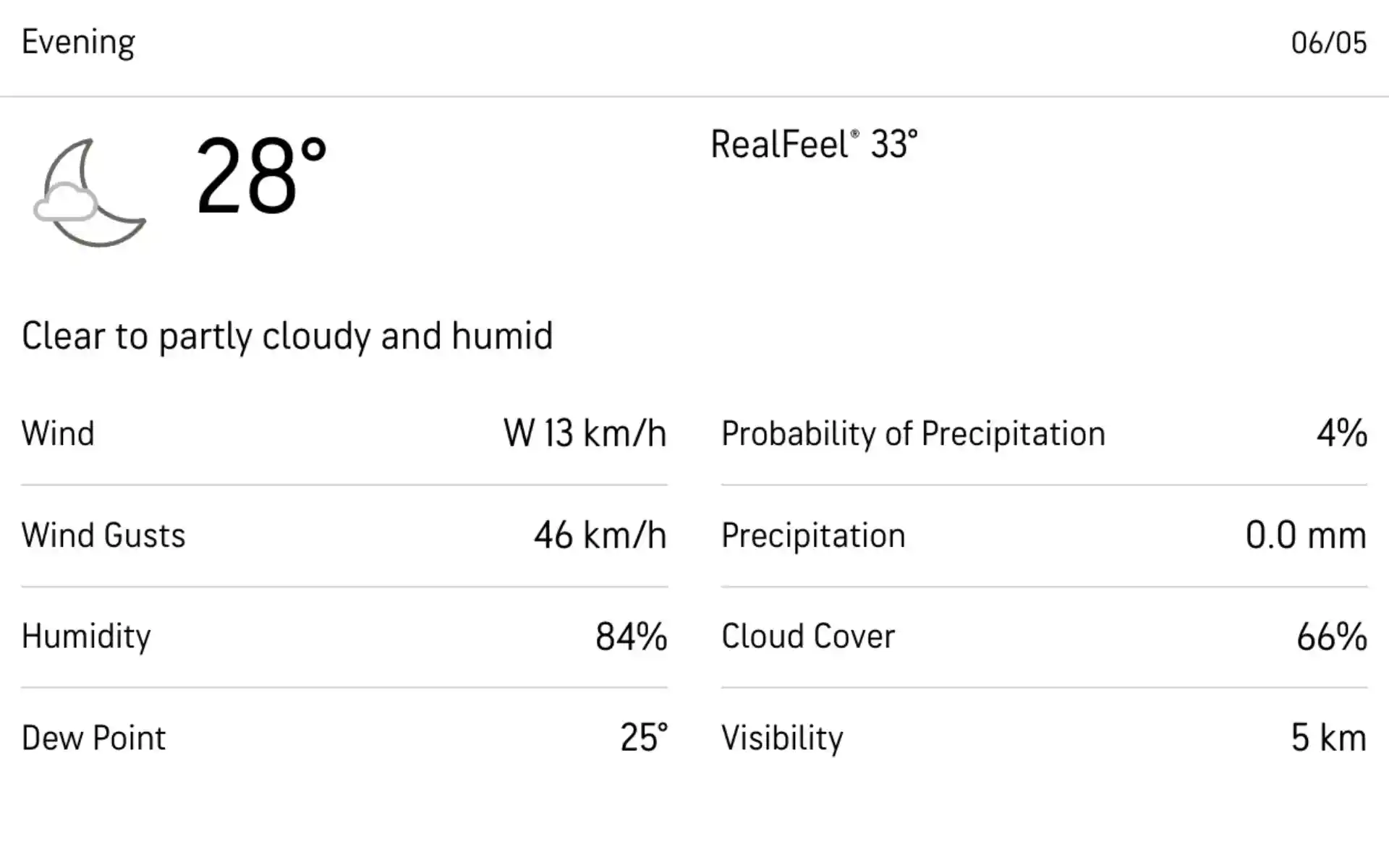 वानखेड़े स्टेडियम का मौसम पूर्वानुमान [स्रोत: AccuWeather]