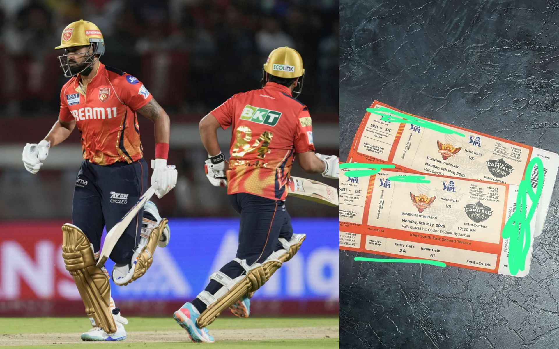 PBKS vs DC Tickets (Source:@thor4tfi,x.com)