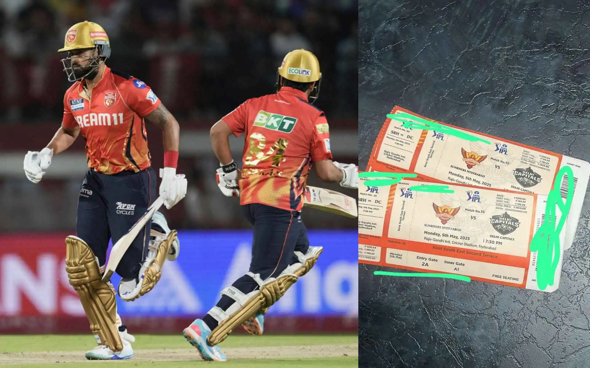 PBKS vs DC Tickets (Source:@thor4tfi,x.com)