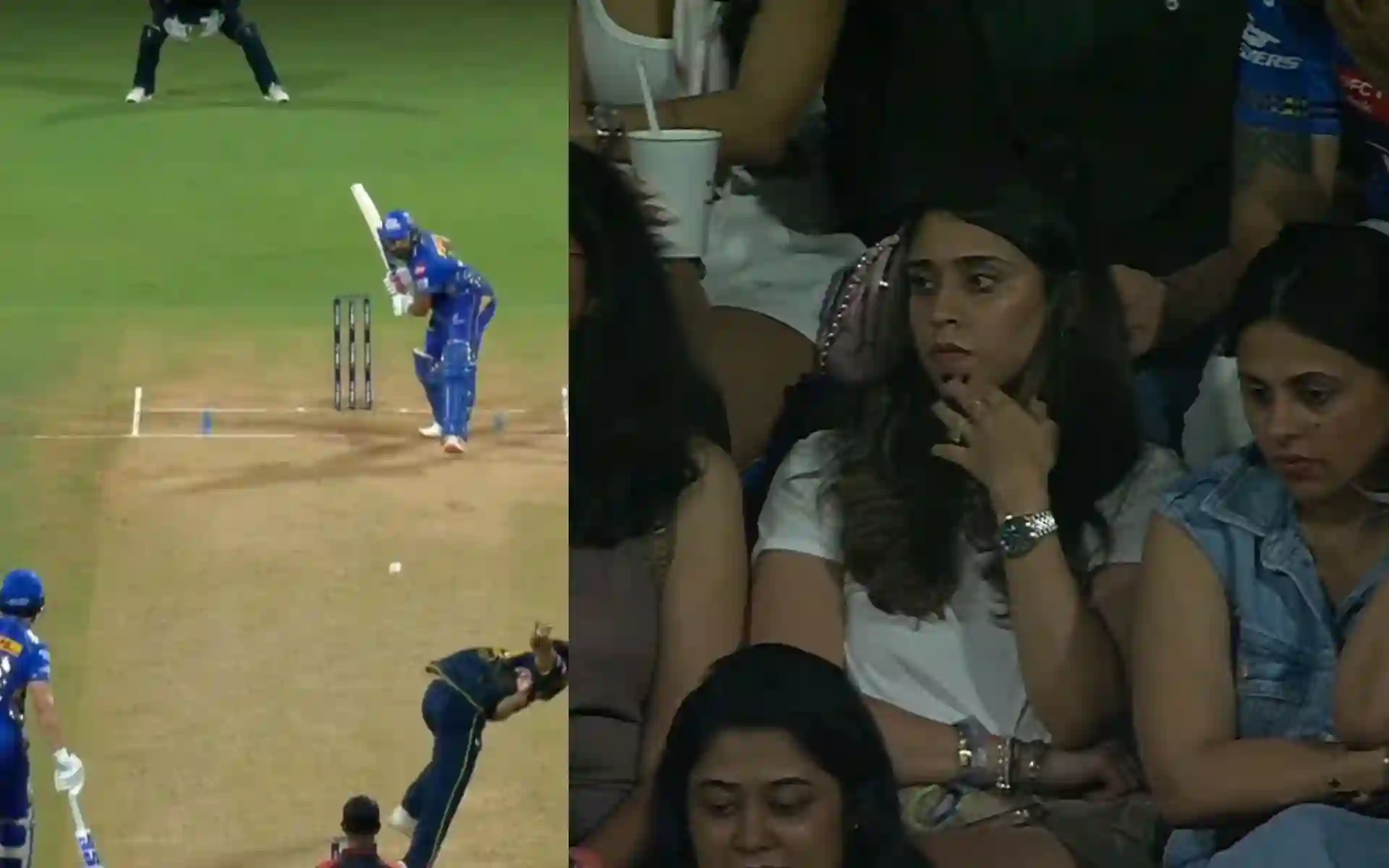 Heartbroken Ritika Sajdeh Left Sad In Stands As Rohit Sharma Fails To Punish GT At Wankhede