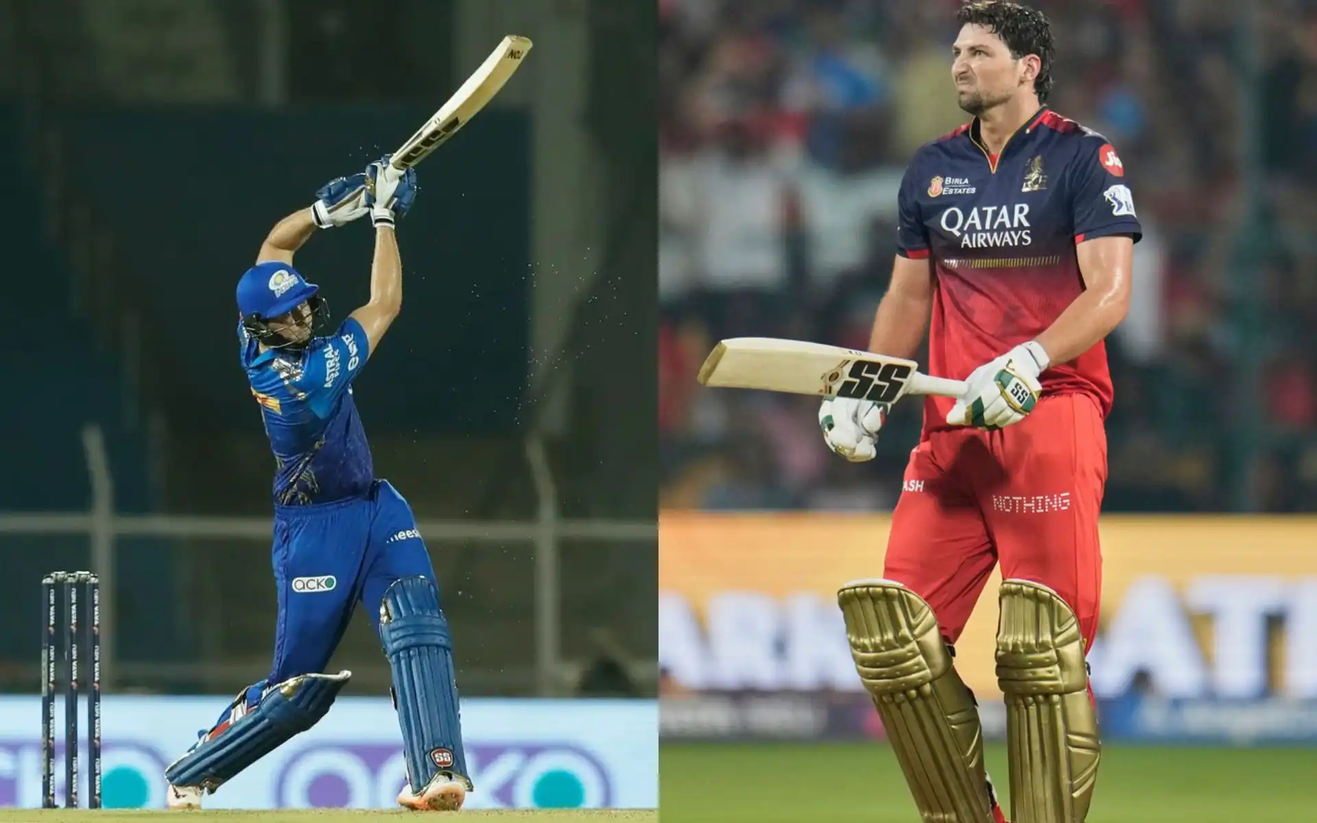 Tim David for MI and RCB [Source: @Hitman45Cults/x.com]