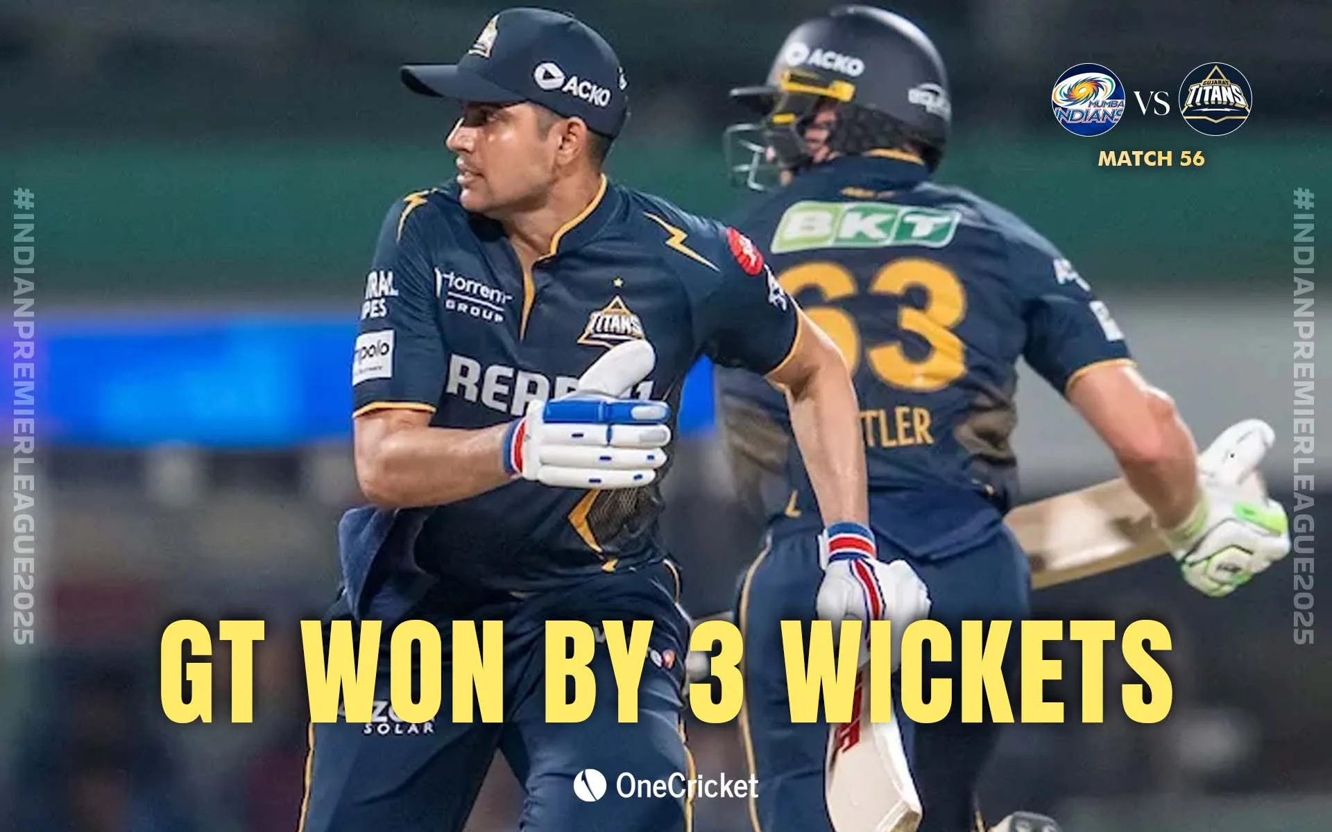 MI vs GT [Source: @IPL/X.com]