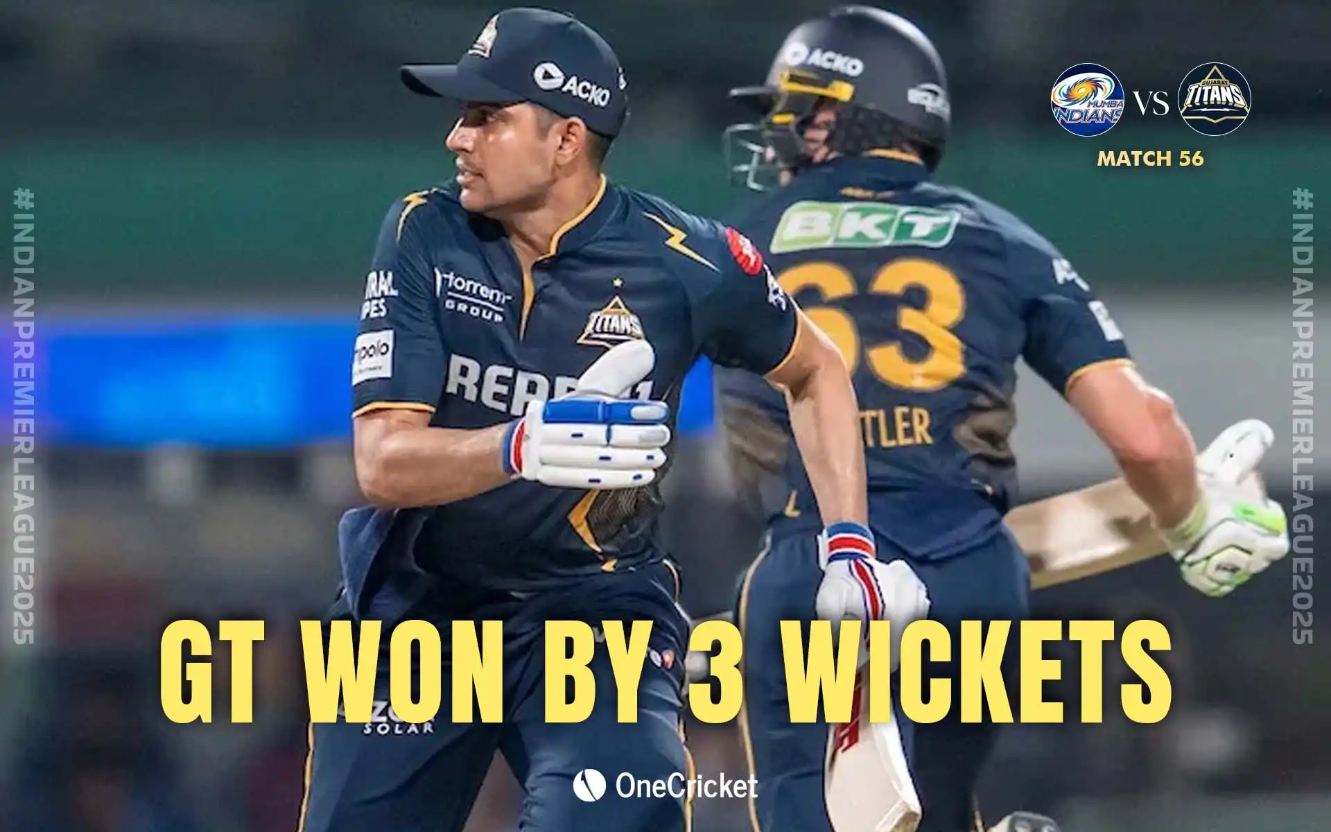 MI vs GT [Source: @IPL/X.com]