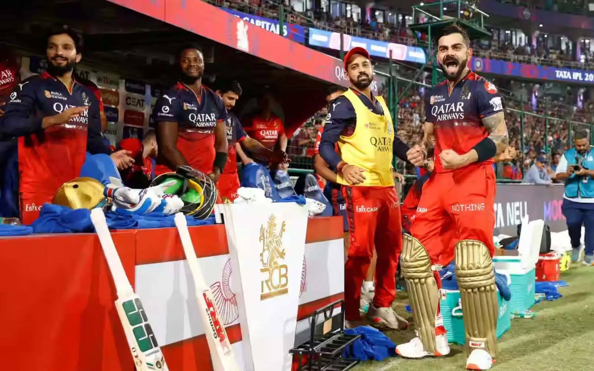 Virat Kohli Celebrating RCB's win (iplt20)