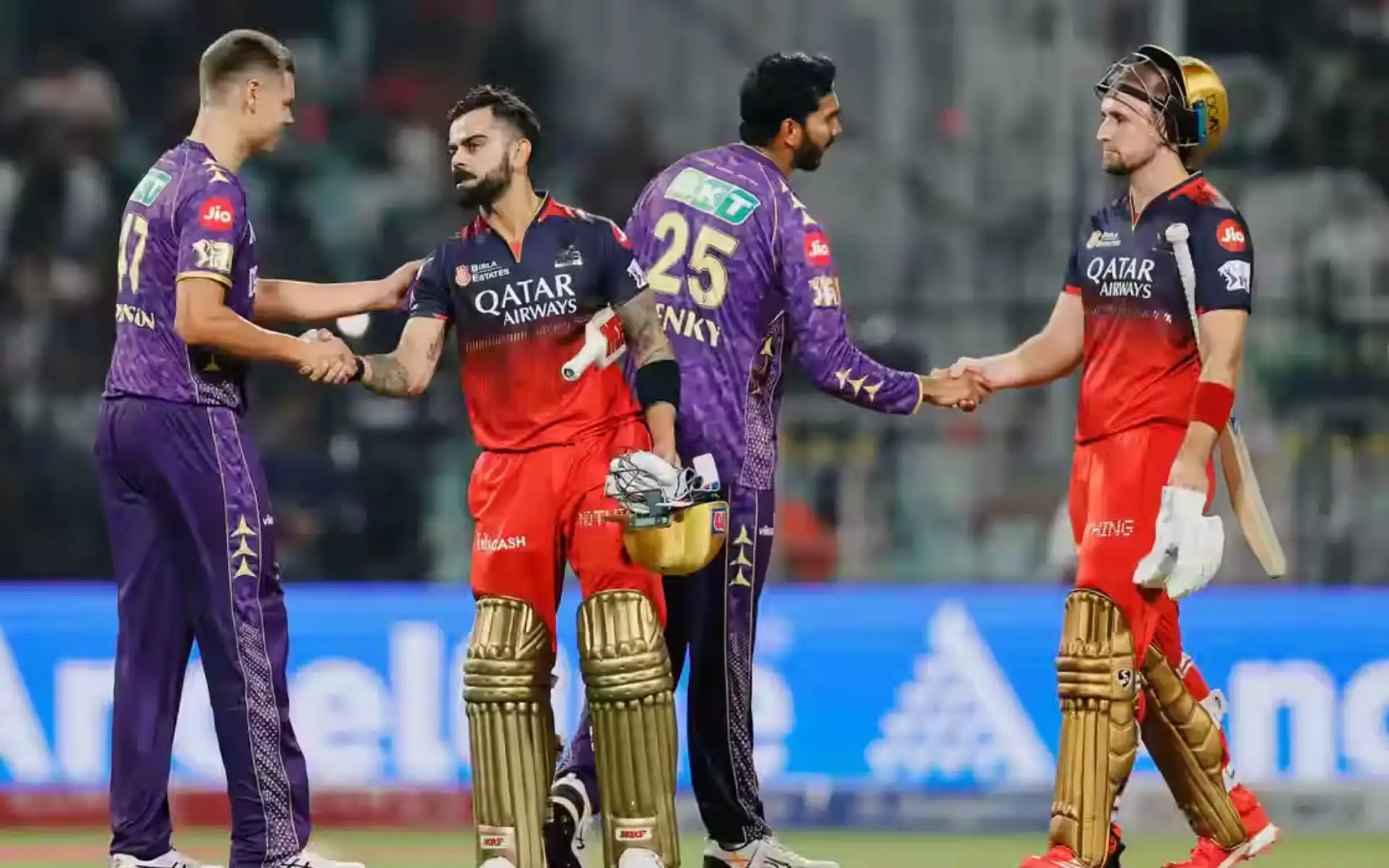 RCB Vs KKR Head To Head Record (iplt20)